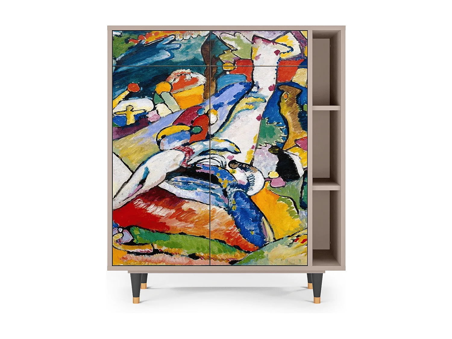 Kredens - 96х110х41 cm - BS6 - Improvisation 26  , Latte