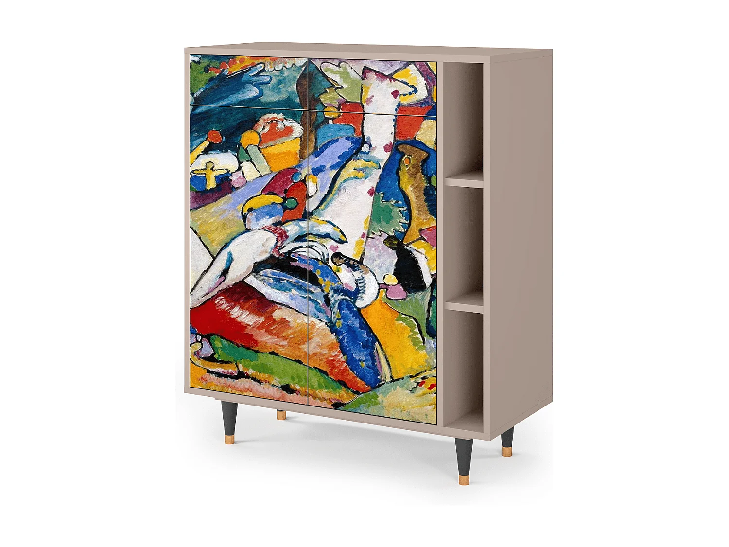 Kredens - 96х110х41 cm - BS6 - Improvisation 26  , Latte