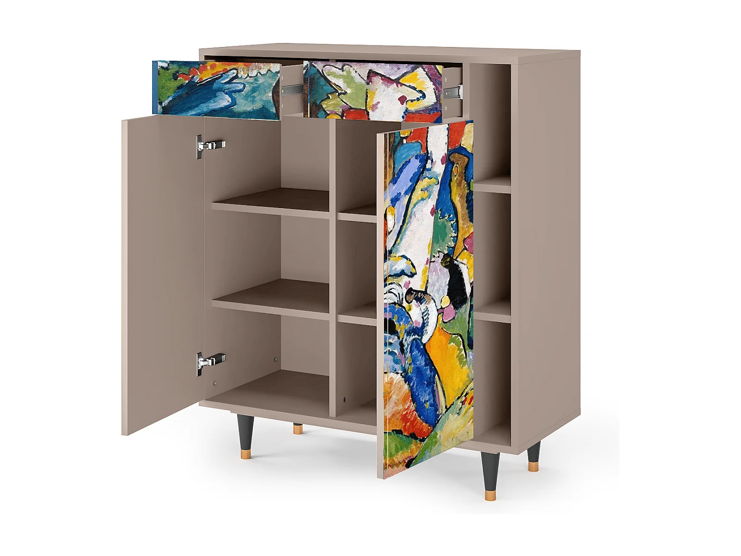 Credenza - 96х110х41 cm - BS6 - Improvisation 26  , Latte