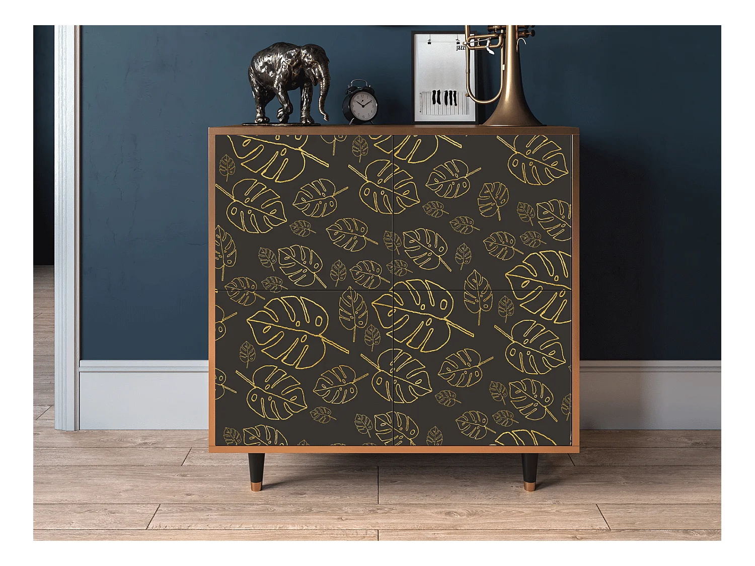 Buffet - 94x96x48 cm - BS3 - Fall Of The Leaves, Noyer