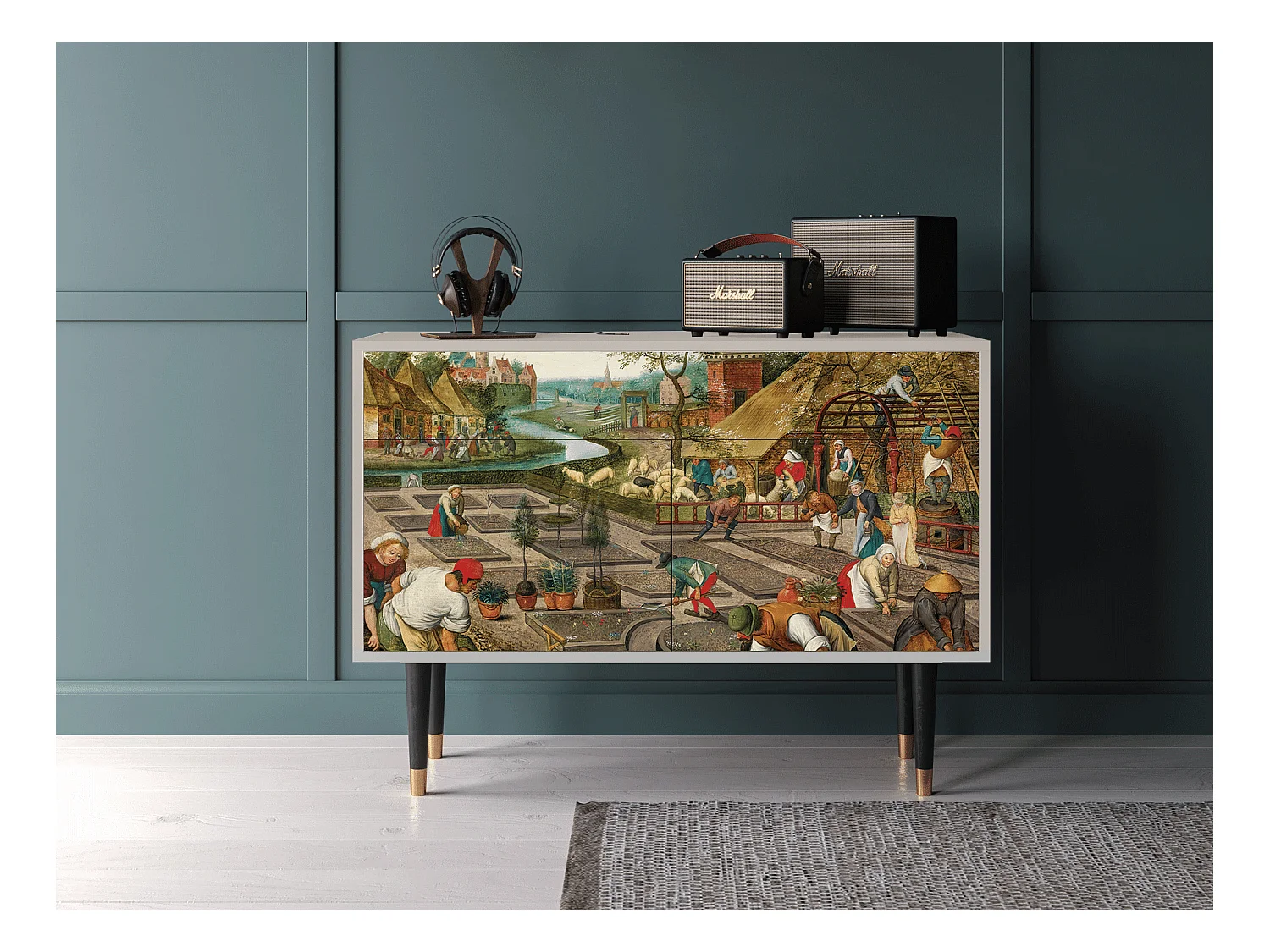 Buffet - 115x85x48 cm - BS4 - The Younger - Spring, Sable