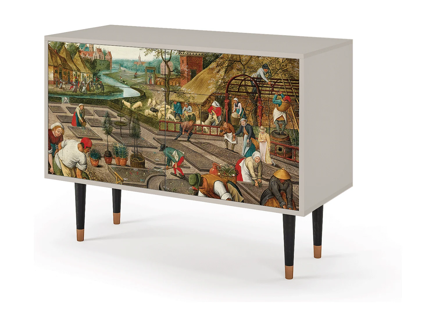 Buffet - 115x85x48 cm - BS4 - The Younger - Spring, Sable