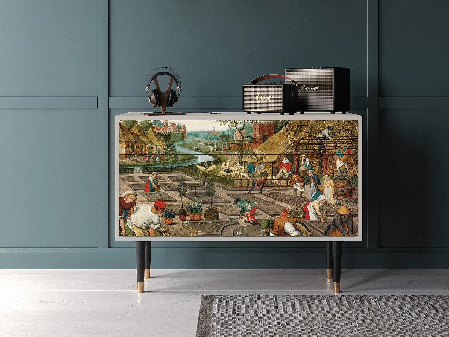 Credenza - 115x85x48 cm - BS4 - The Younger - Spring, Sabbia