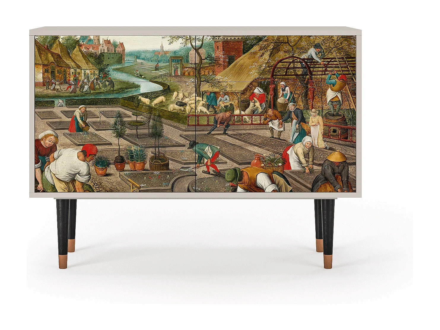 Credenza - 115x85x48 cm - BS4 - The Younger - Spring, Sabbia