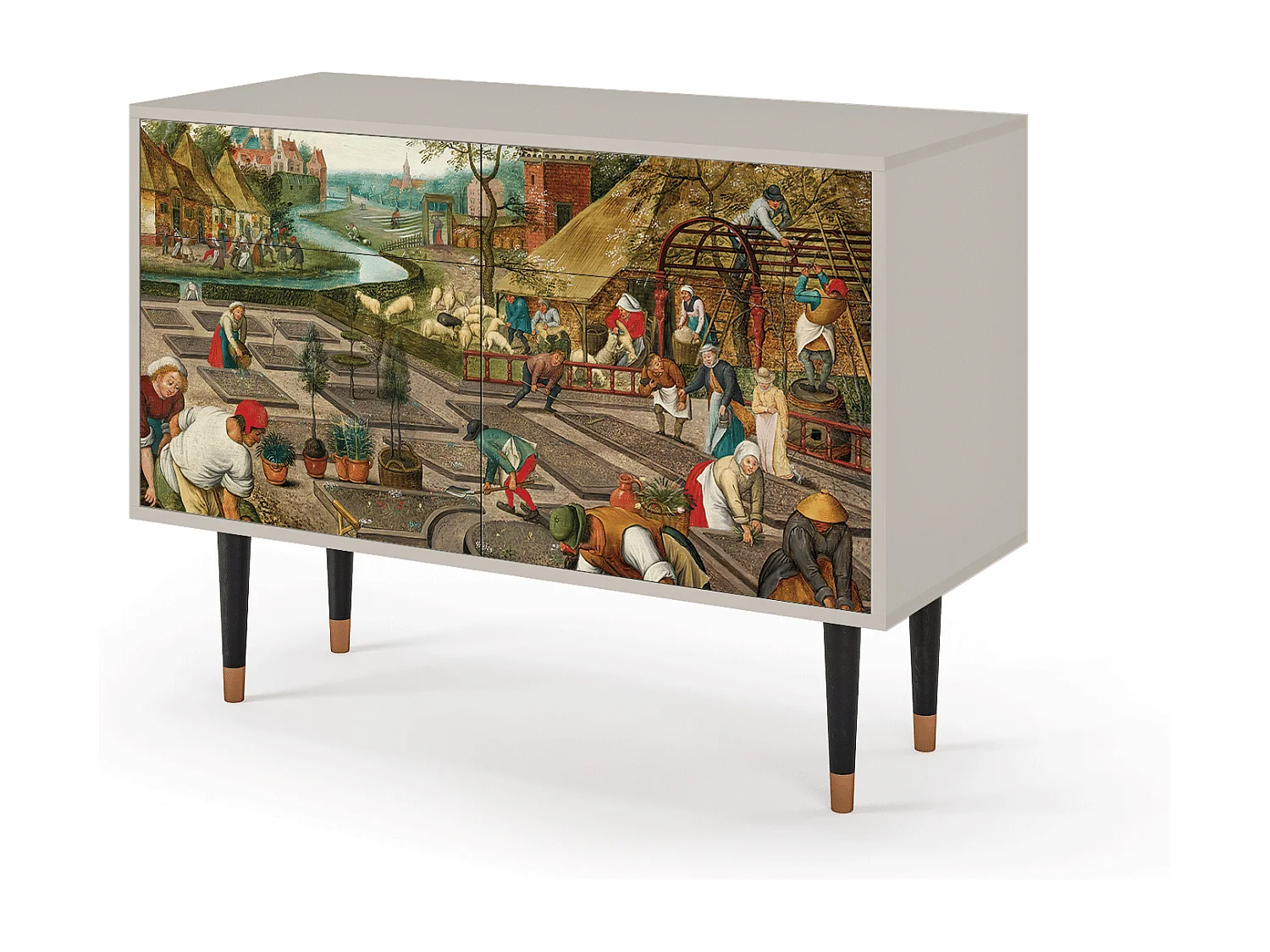 Credenza - 115x85x48 cm - BS4 - The Younger - Spring, Sabbia