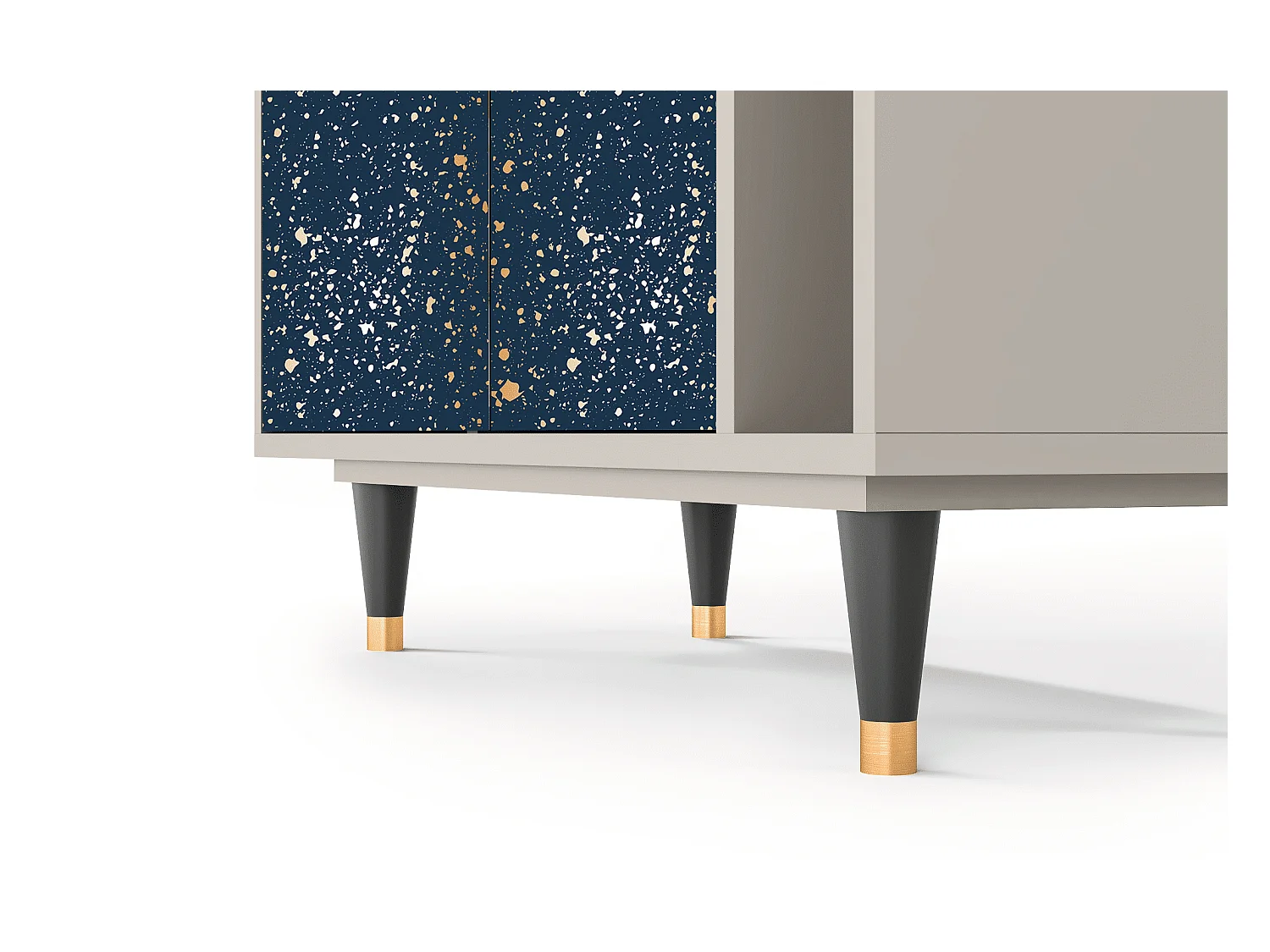 Kredens - 96х110х41 cm - BS6 - Starfall, Piaskowy