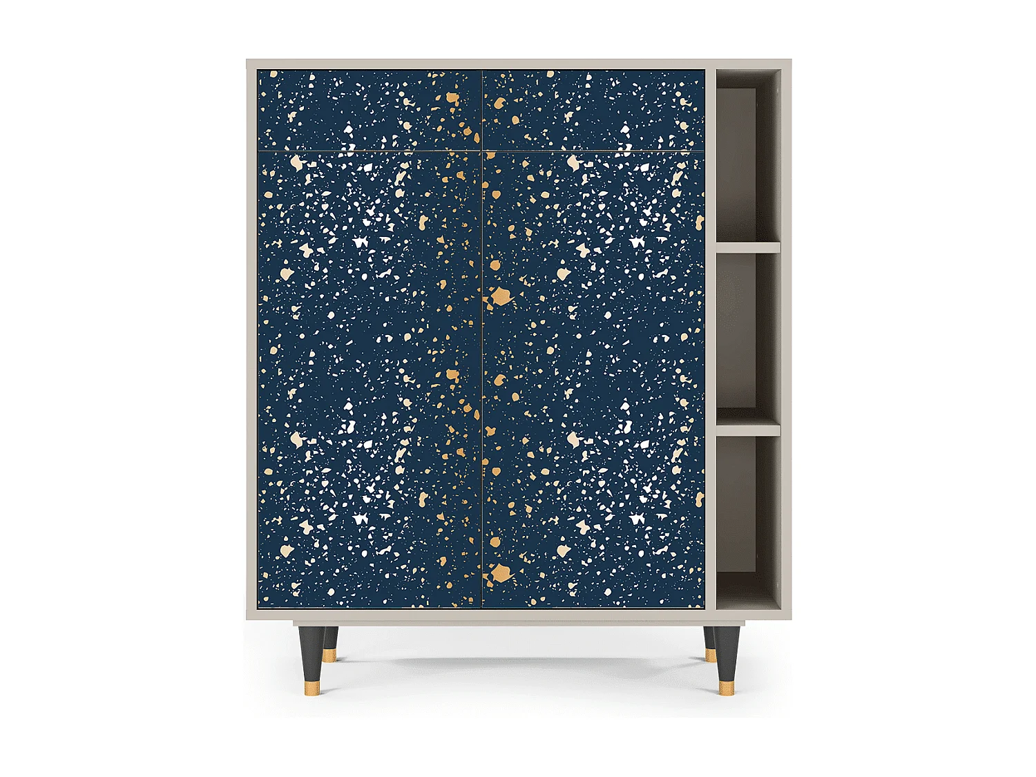 Kredens - 96х110х41 cm - BS6 - Starfall, Piaskowy