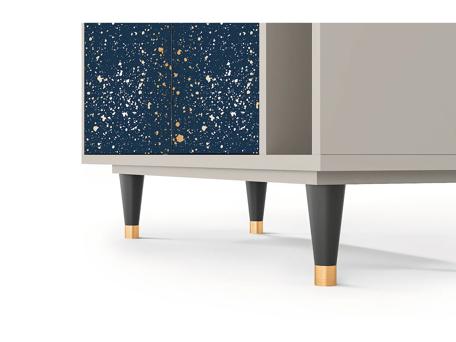 Kredens - 96х110х41 cm - BS6 - Starfall, Piaskowy