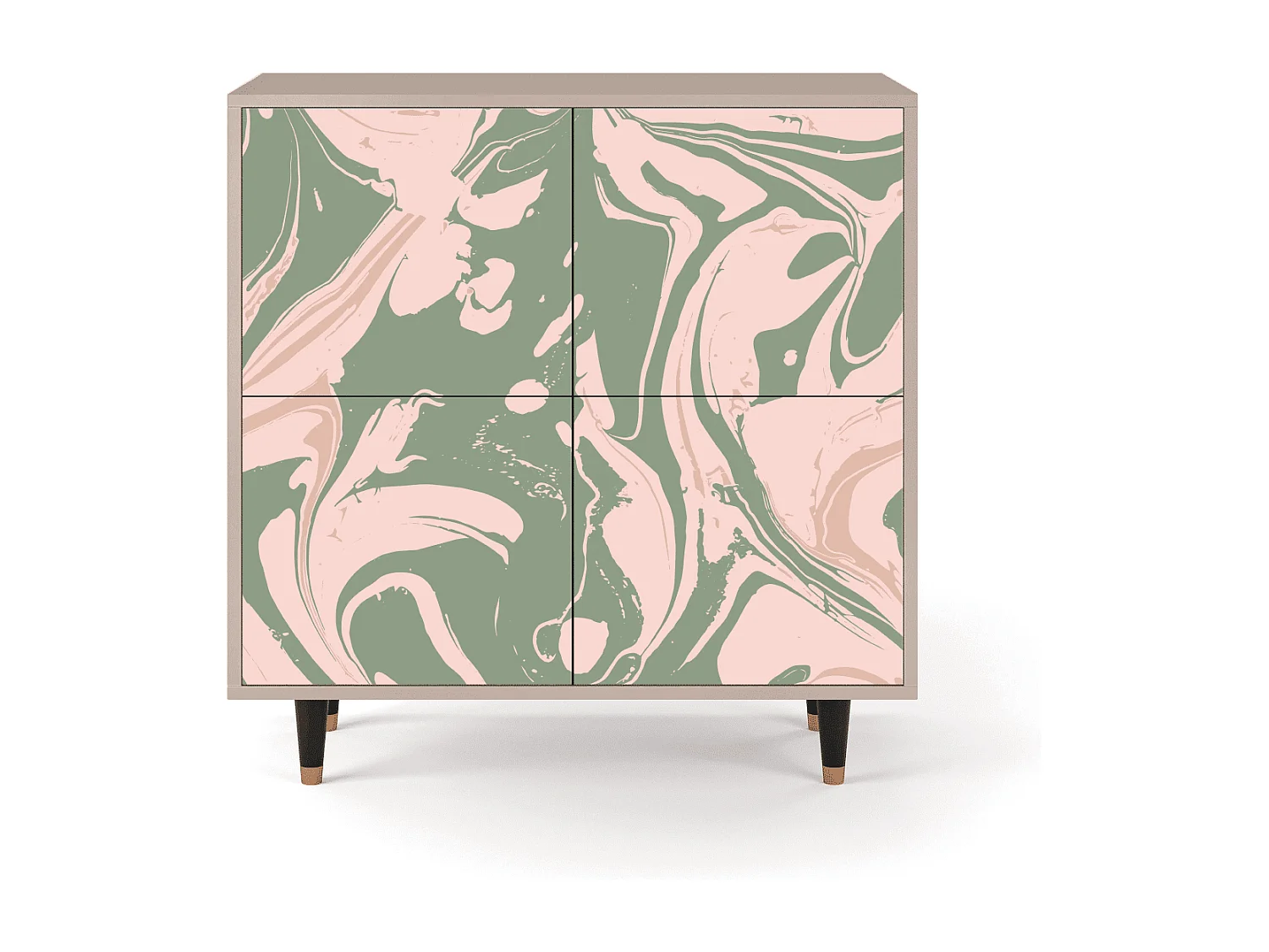 Buffet - 94x96x48 cm - BS3 - Aquarelle, Latte