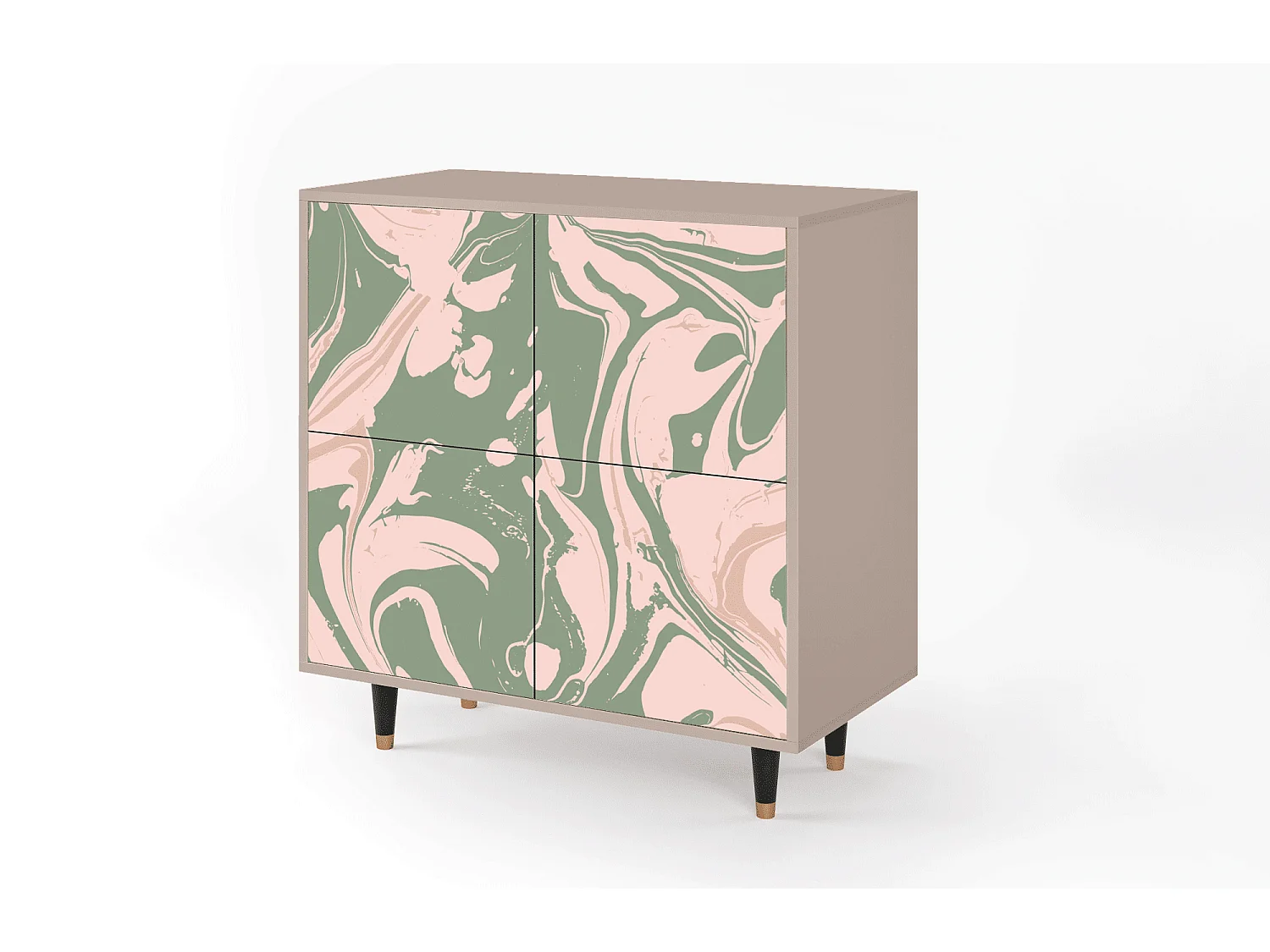 Buffet - 94x96x48 cm - BS3 - Aquarelle, Latte