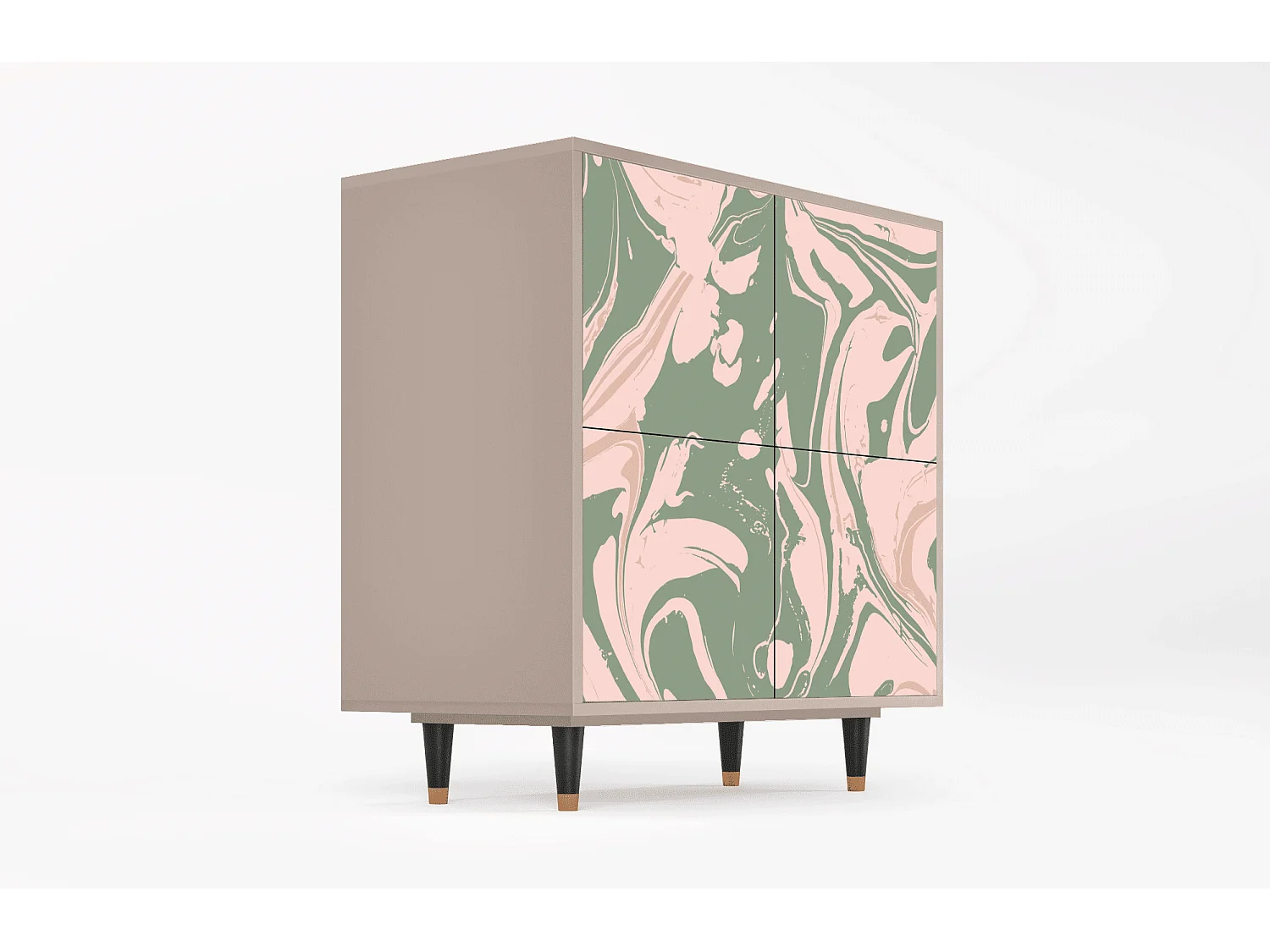 Buffet - 94x96x48 cm - BS3 - Aquarelle, Latte