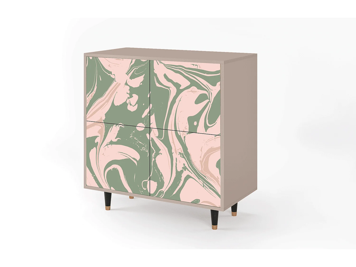 Buffet - 94x96x48 cm - BS3 - Aquarelle, Latte