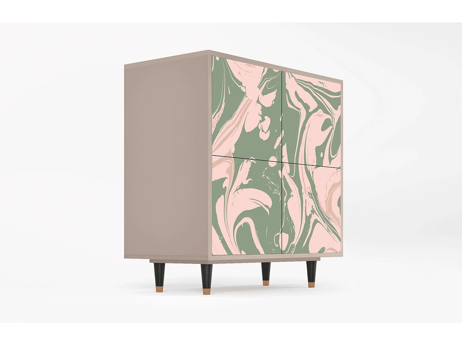 Buffet - 94x96x48 cm - BS3 - Aquarelle, Latte