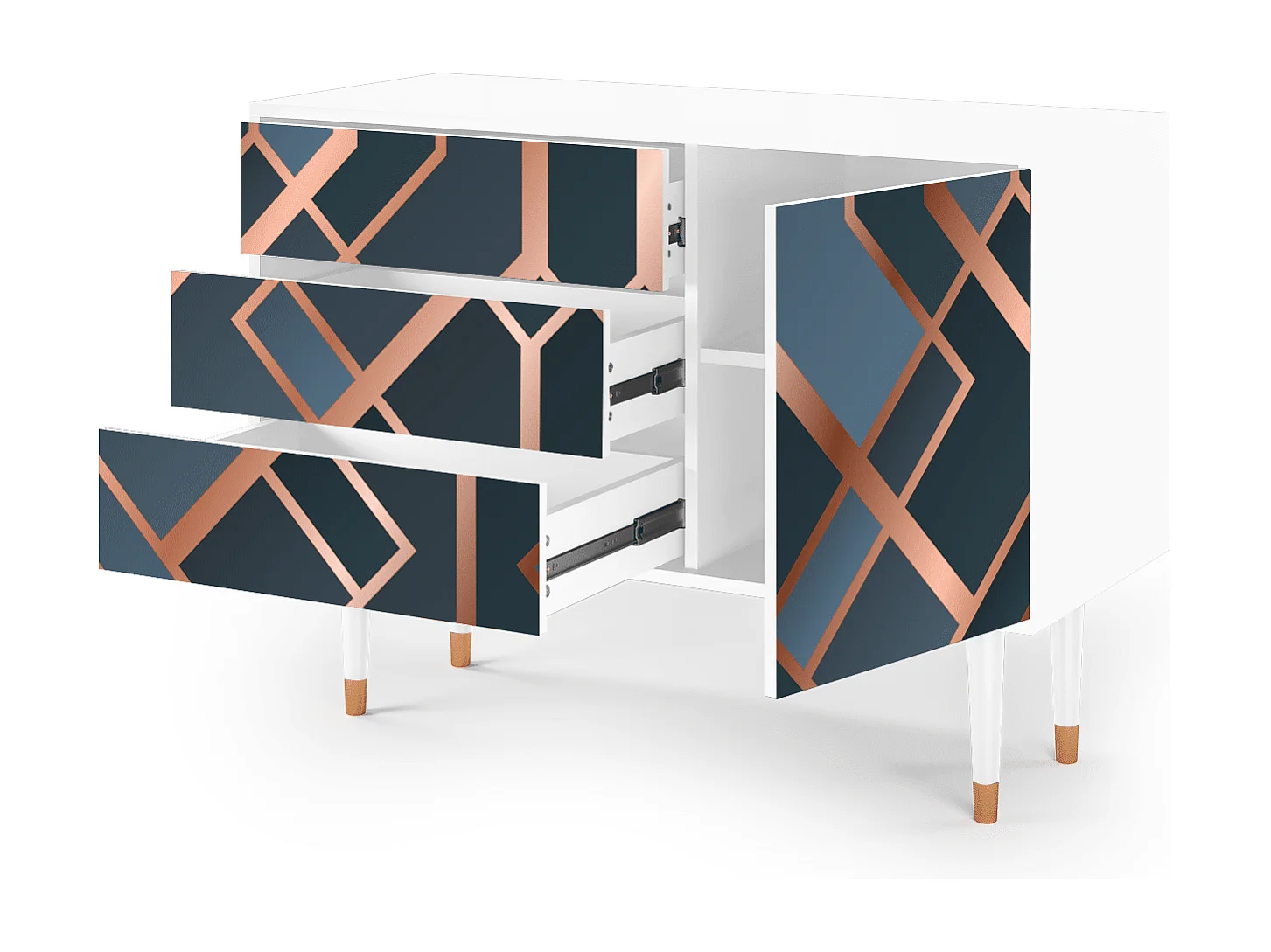 Credenza - 115х84х41 cm - S3 - Ashy 1920', Bianco