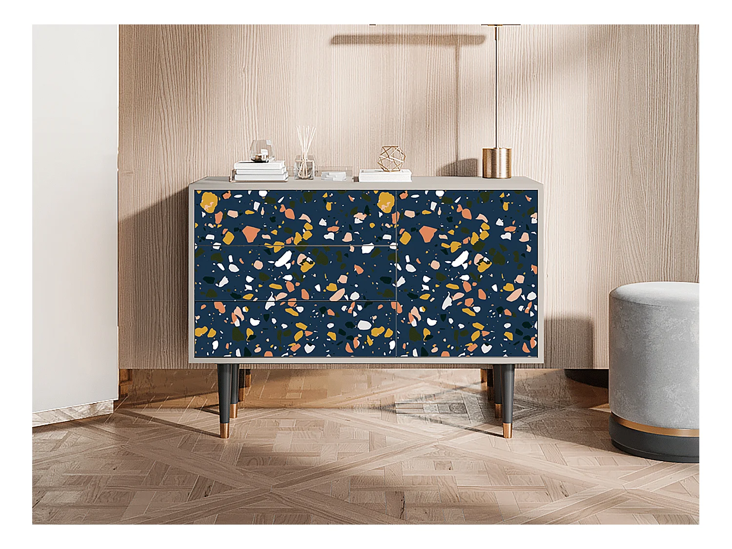 Buffet - 115х84х41 cm - S3 - Night Sky Langhterns, Sable
