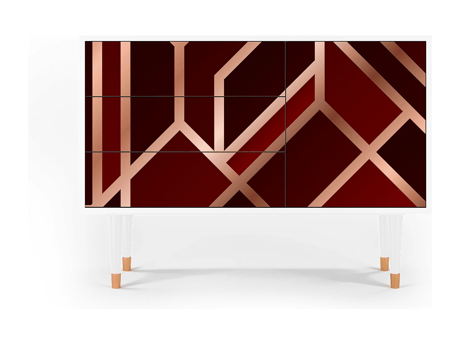 Credenza - 115х84х41 cm - S3 - Velvet 1920's, Bianco