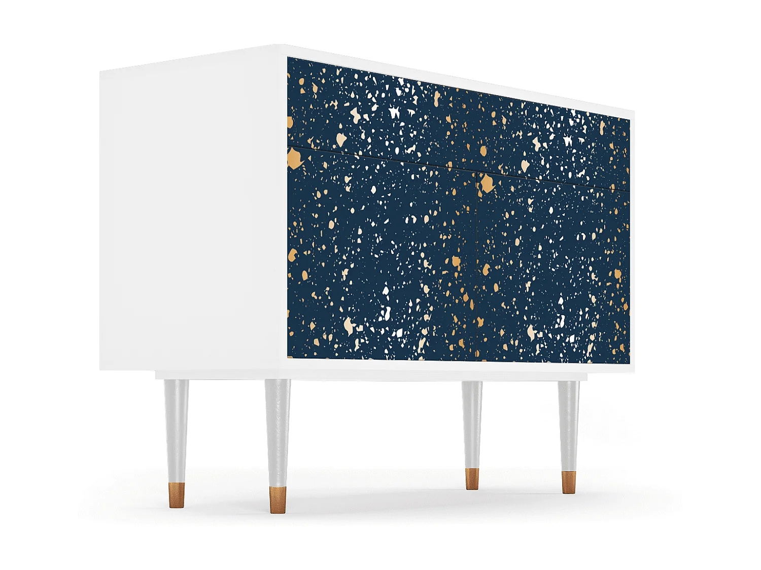 Buffet - 115x85x48 cm - BS4 - Starfall, Blanc