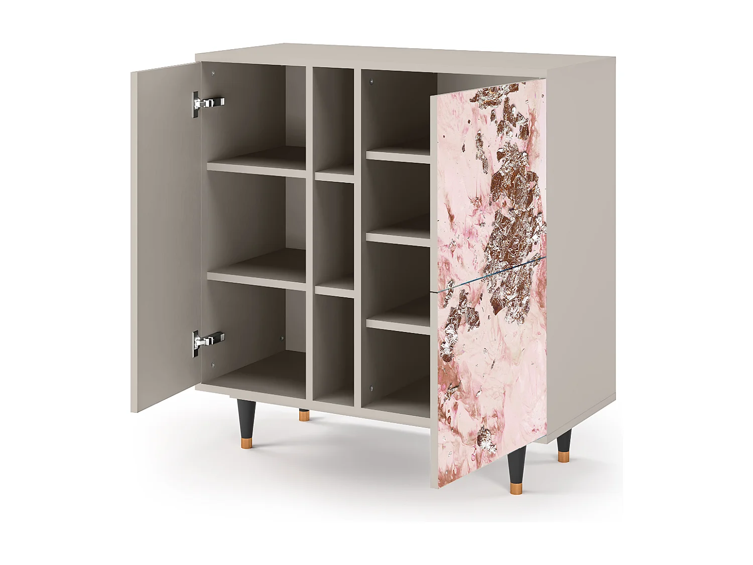 Credenza - 94х96х41 cm - BS5 - Cotton Candy, Sabbia