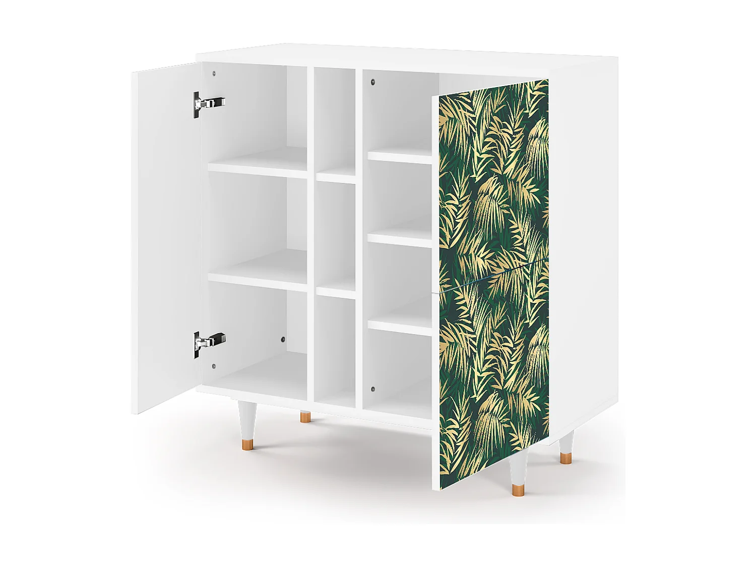 Buffet - 94х96х41 cm - BS5 - Sunny Palm Tree, Blanc