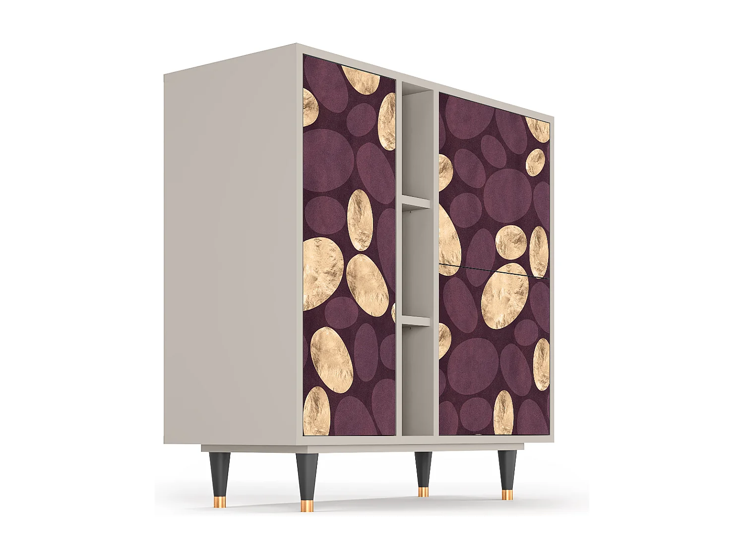 Kredens - 94х96х41 cm - BS5 - Fine Wine, Piaskowy