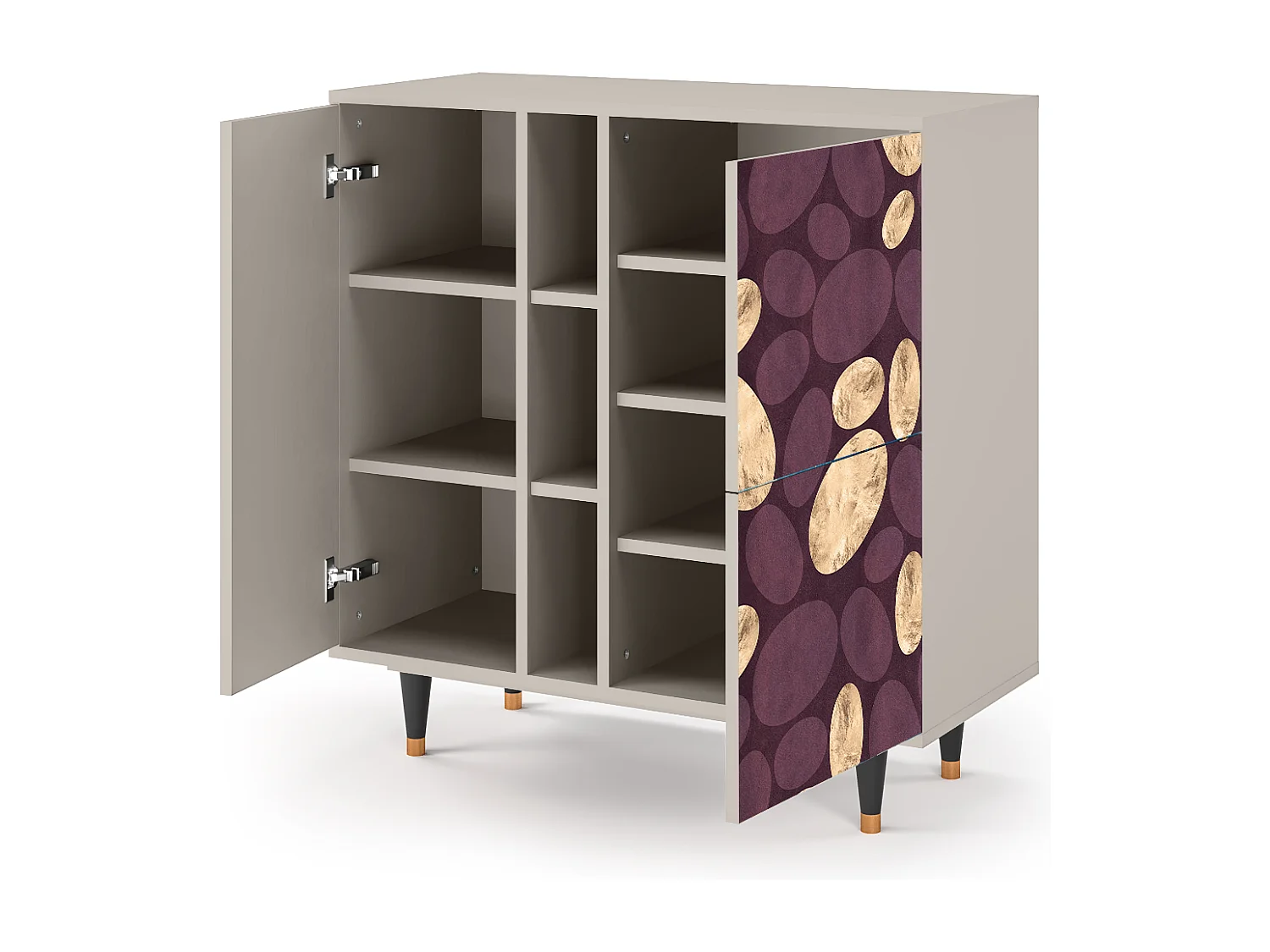 Kredens - 94х96х41 cm - BS5 - Fine Wine, Piaskowy