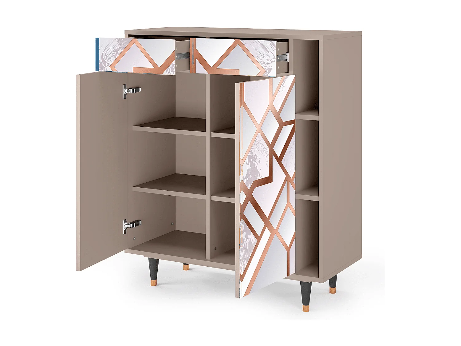 Buffet - 96х110х41 cm - BS6 - Pastel Fairytale, Latte