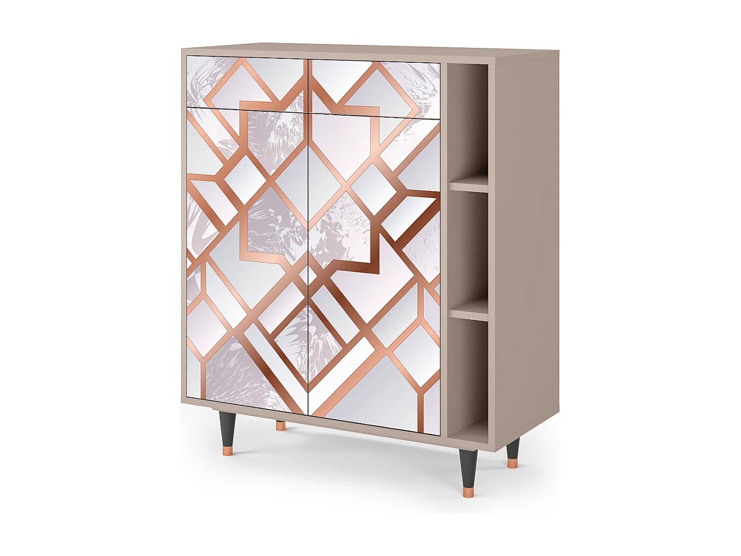 Credenza - 96х110х41 cm - BS6 - Pastel Fairytale, Latte