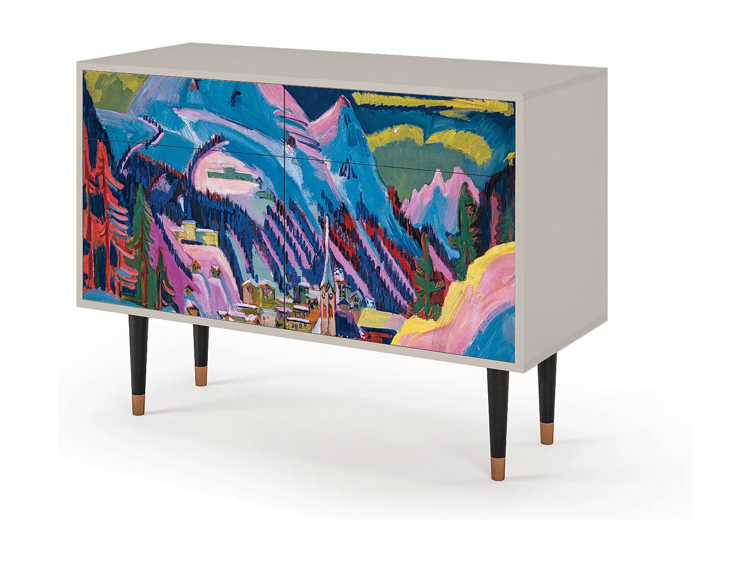 Buffet - 115x85x48 cm - BS4 - Davos Winter, Sable