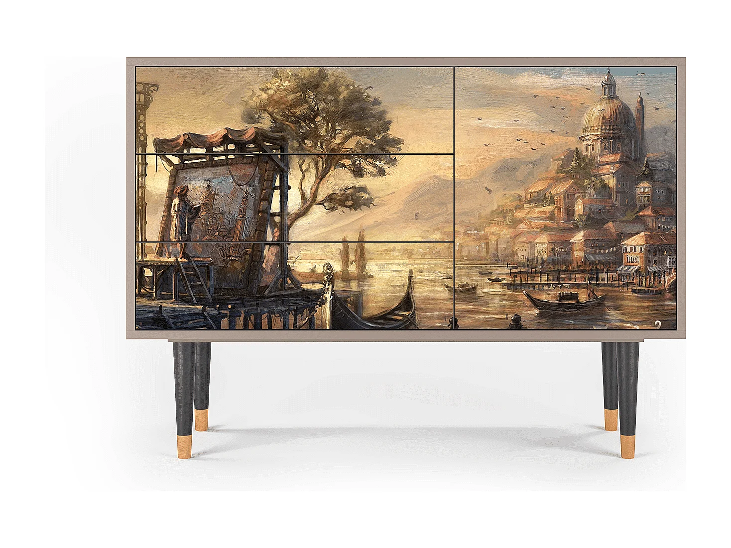 Buffet - 115х84х41 cm - S3 - Venice, Latte