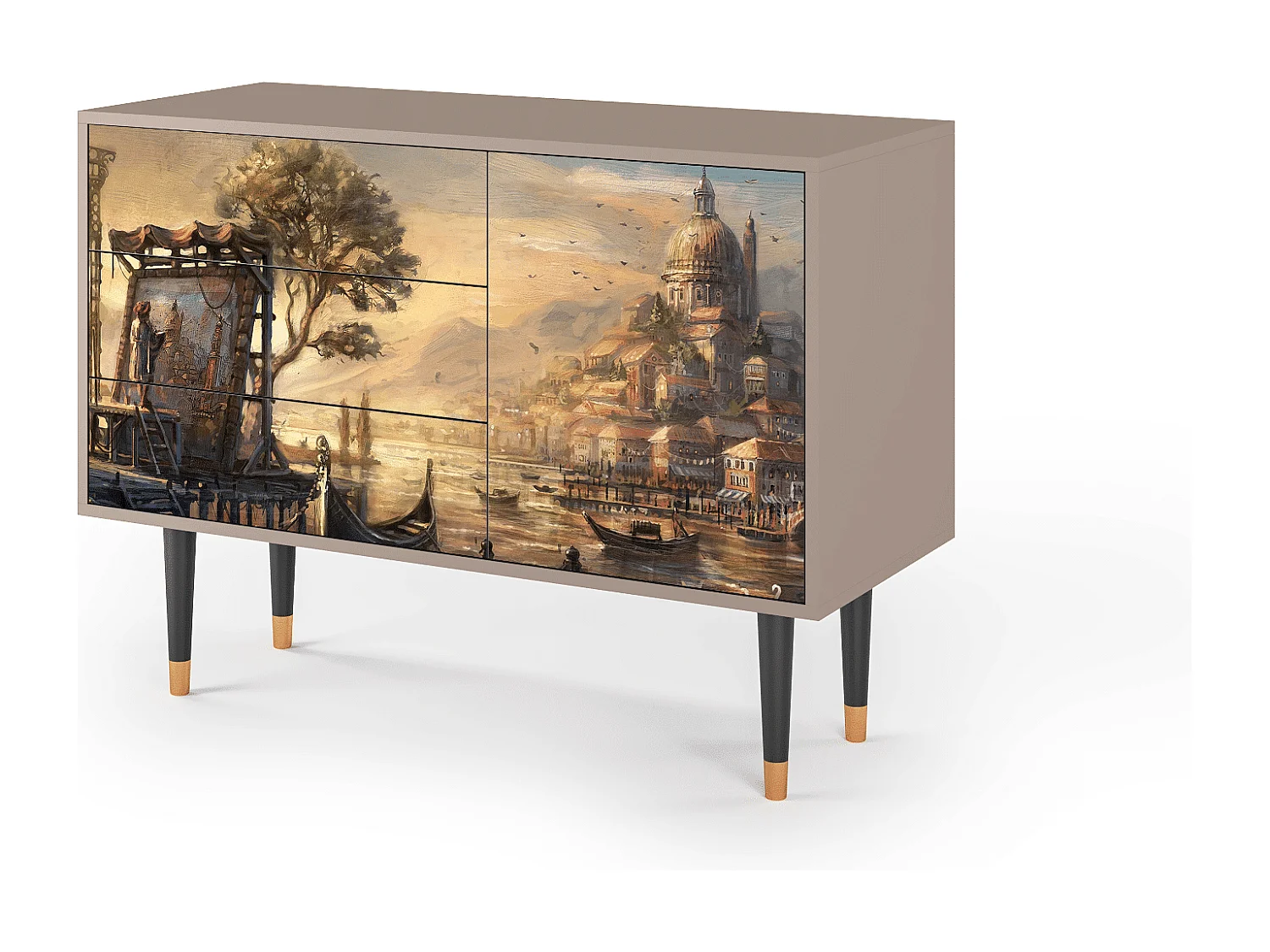 Buffet - 115х84х41 cm - S3 - Venice, Latte