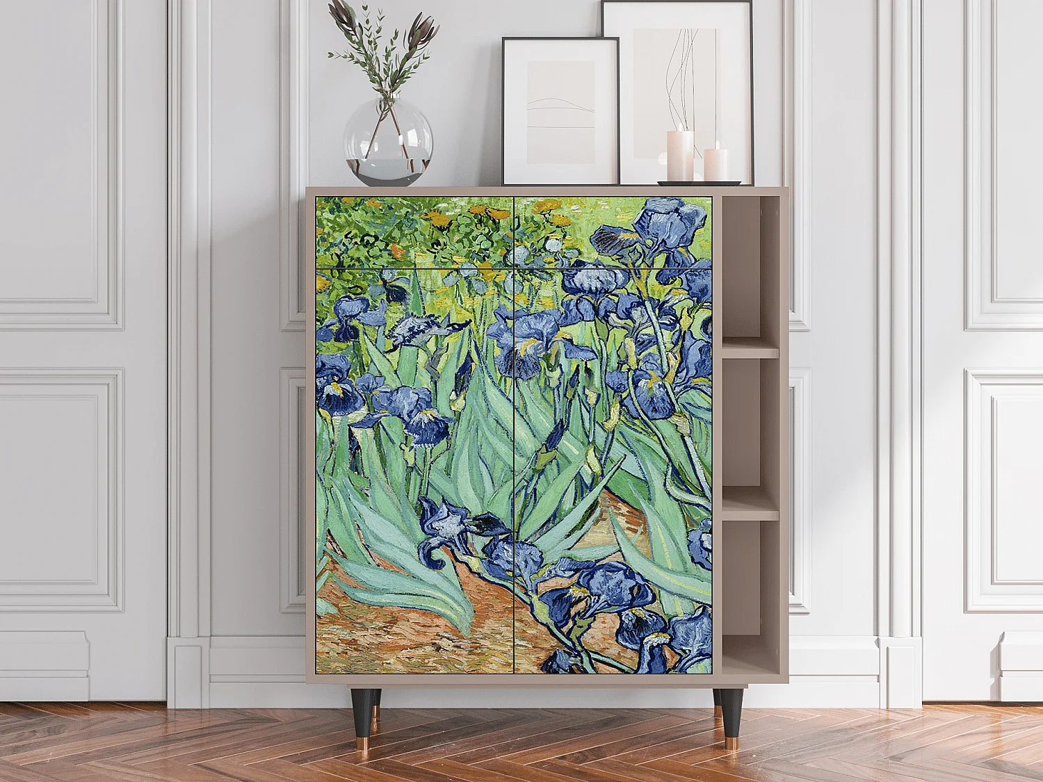 Aparador - 96х110х41 cm - BS6 - Irises , Latte