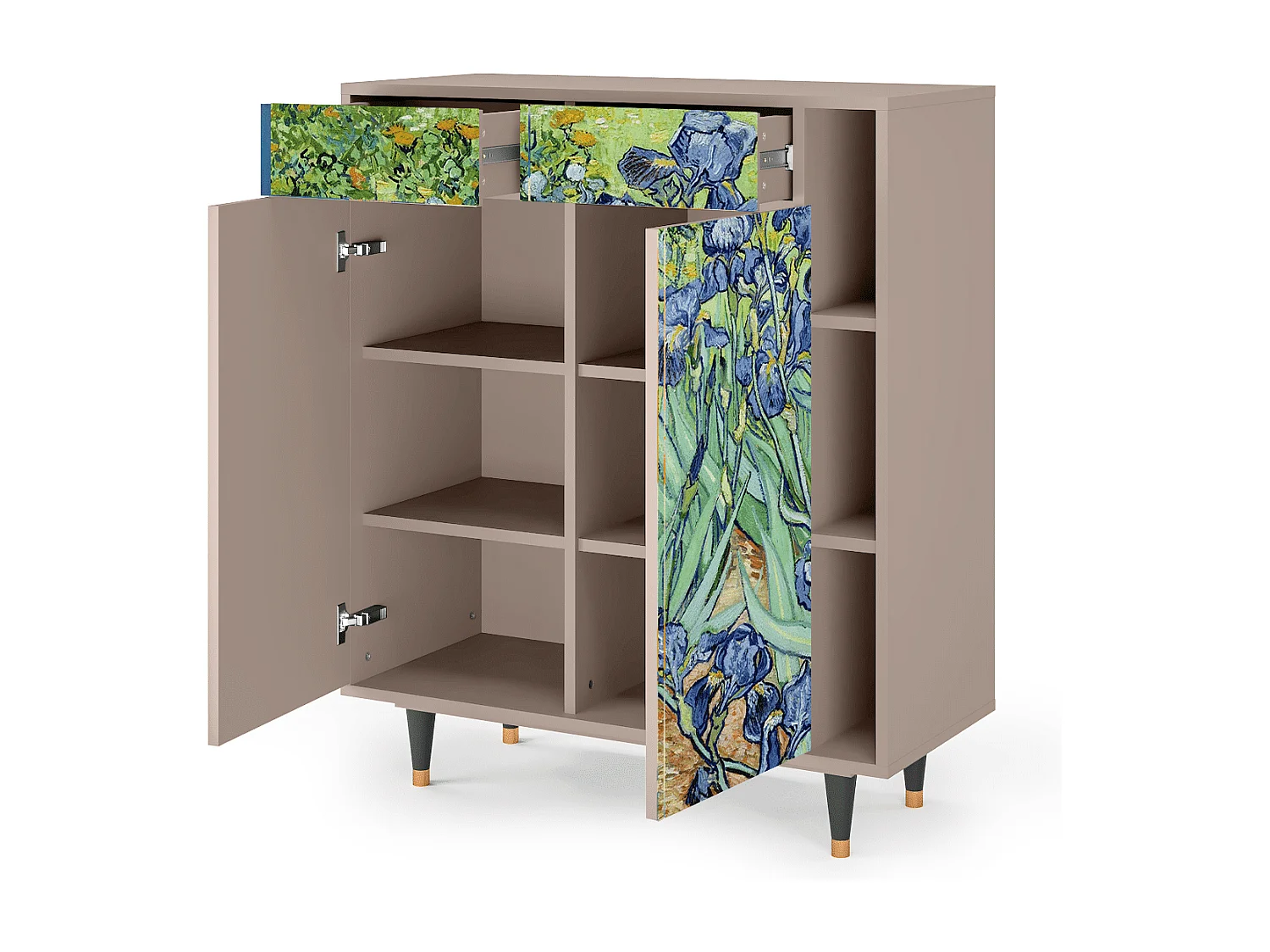 Aparador - 96х110х41 cm - BS6 - Irises , Latte