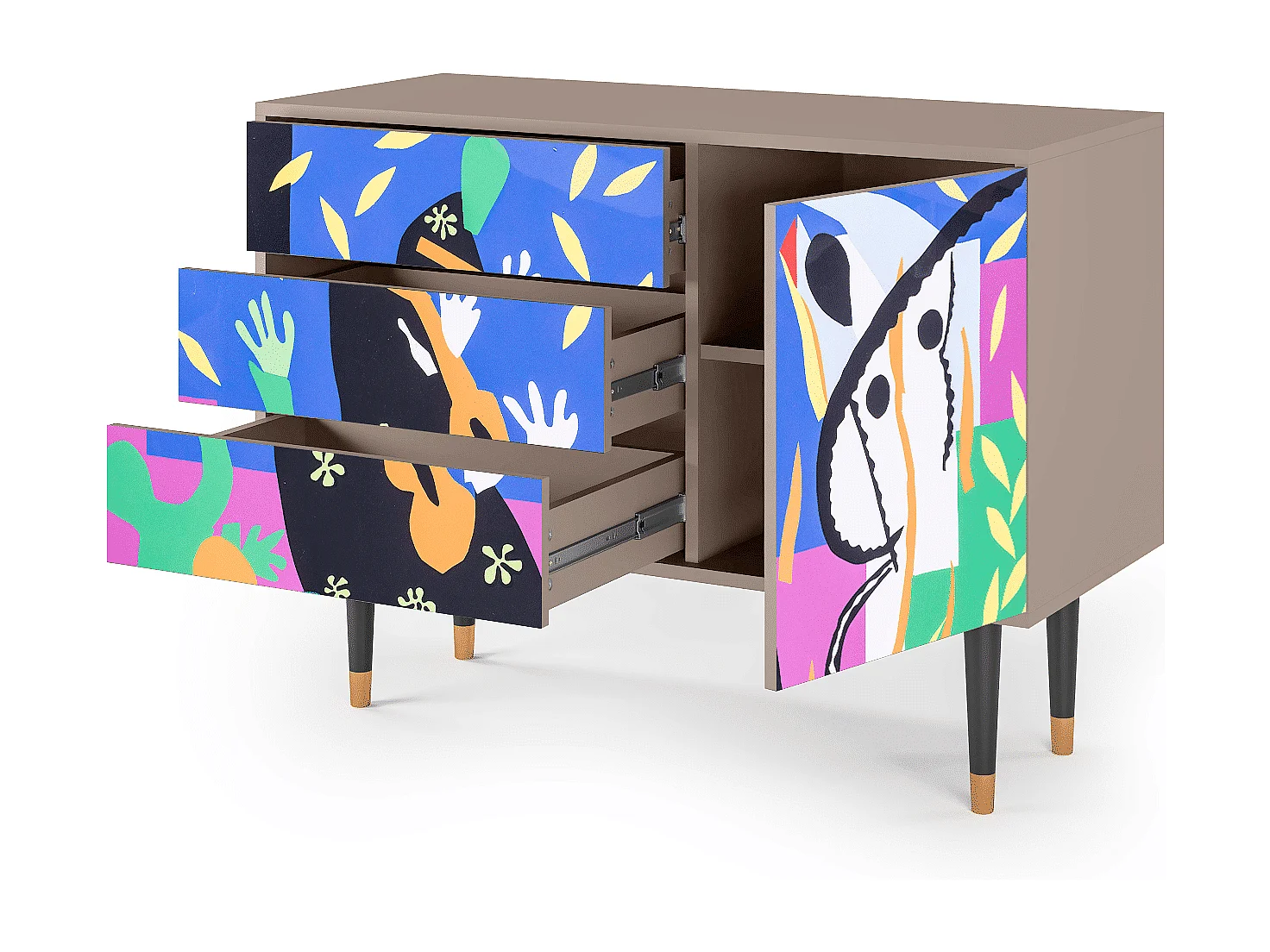 Credenza - 115х84х41 cm - S3 - La Tristesse du Roi, Latte