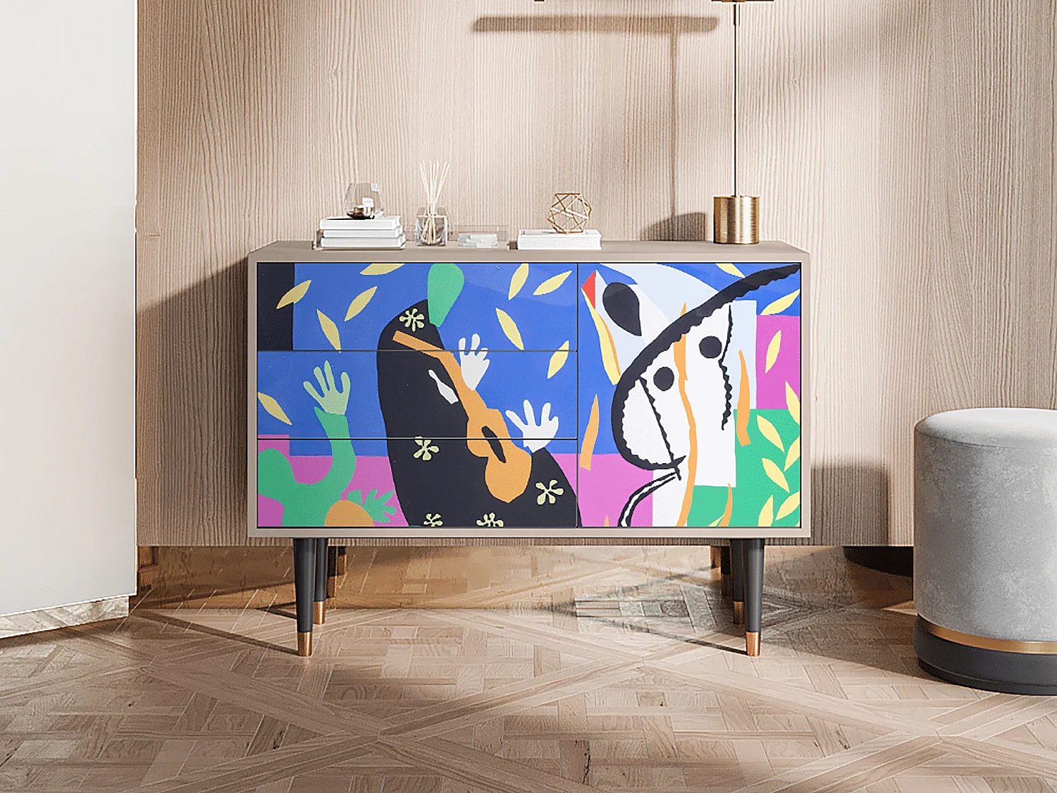 Buffet - 115х84х41 cm - S3 - La Tristesse du Roi, Latte