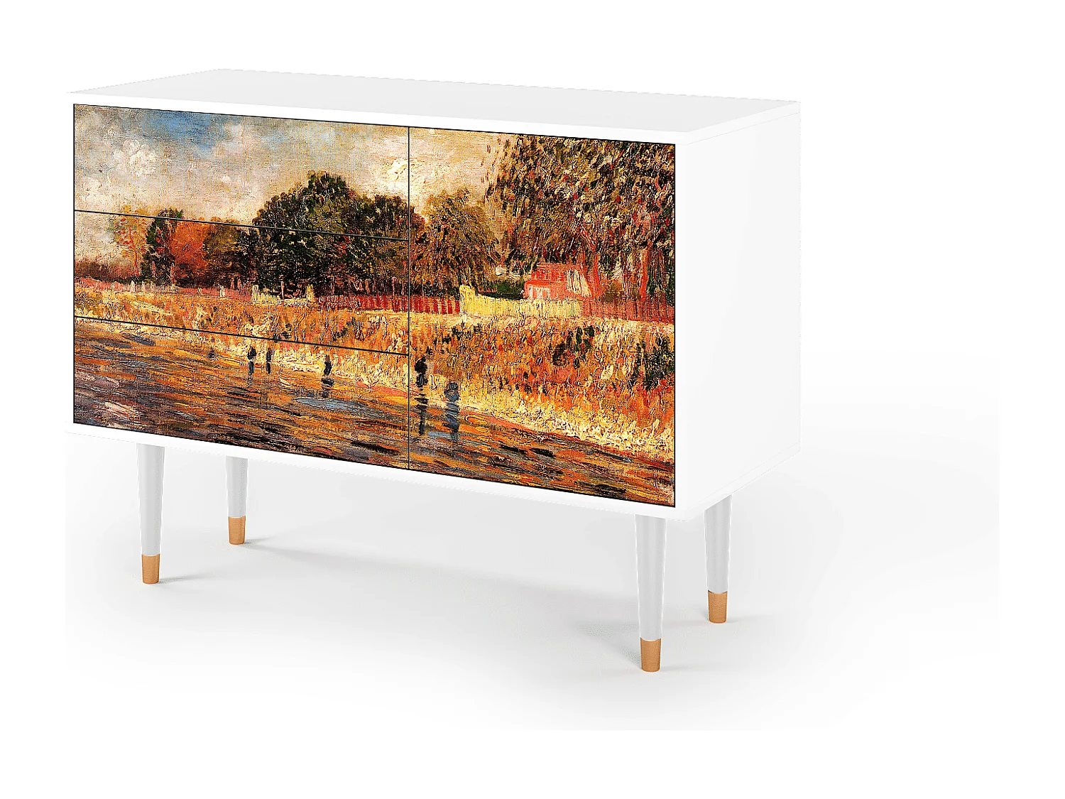 Buffet - 115х84х41 cm - S3 - The Banks, Blanc