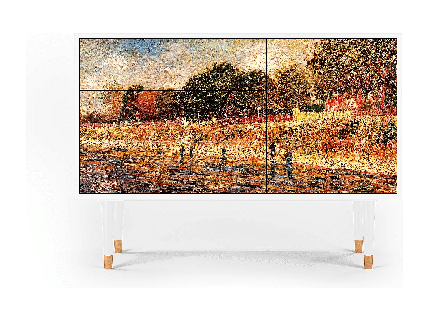 Buffet - 115х84х41 cm - S3 - The Banks, Blanc