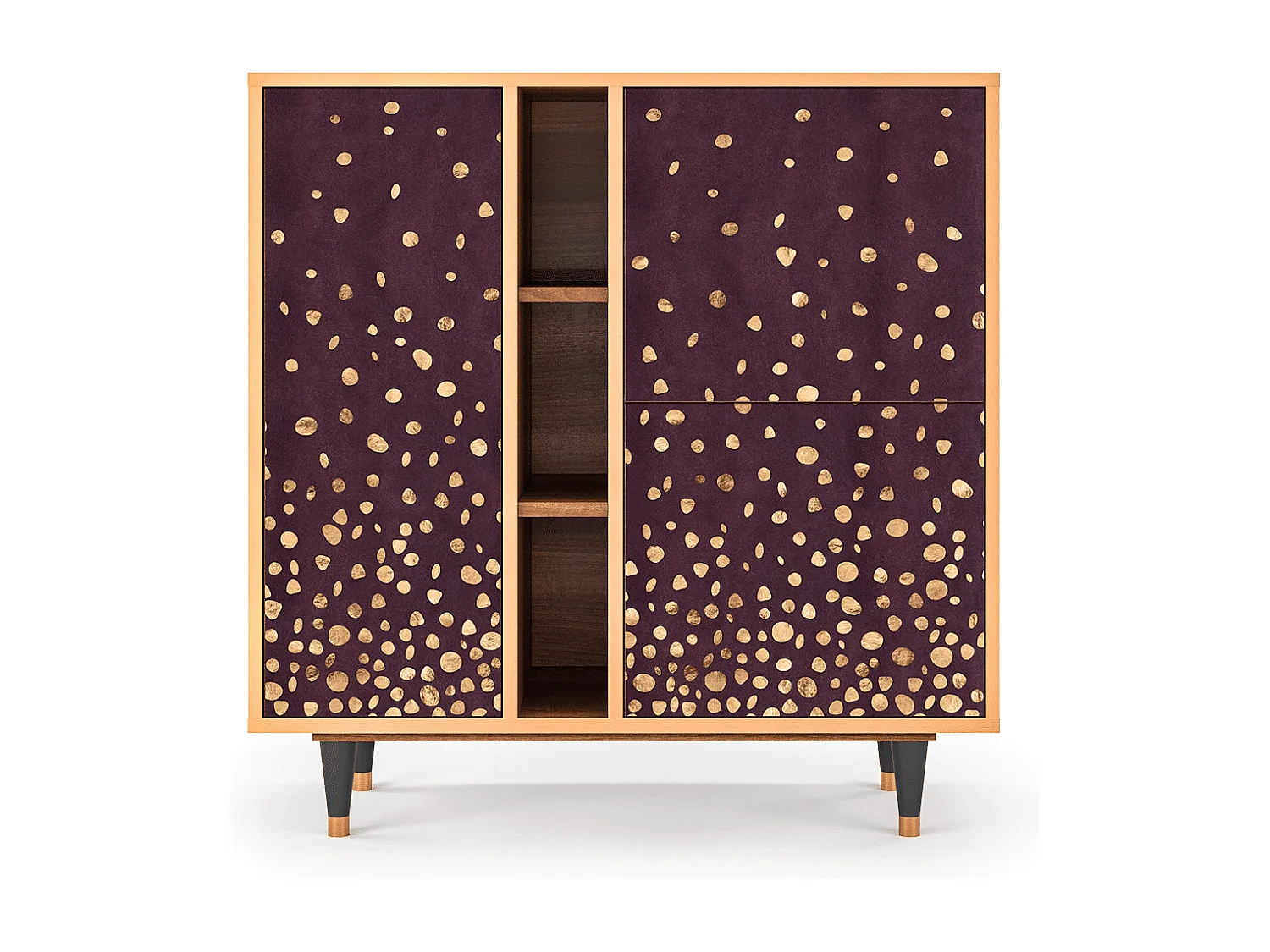 Buffet - 94х96х41 cm - BS5 - Glowworms, Noyer