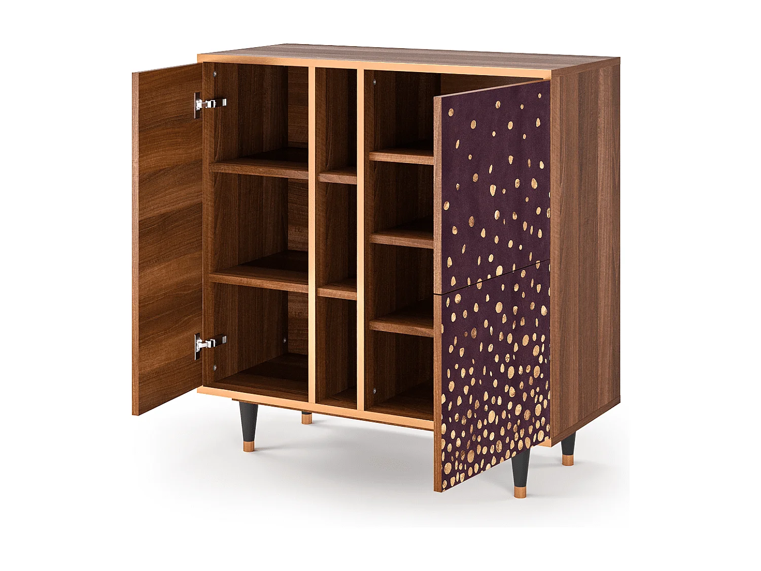 Aparador - 94х96х41 cm - BS5 - Glowworms, Nogal