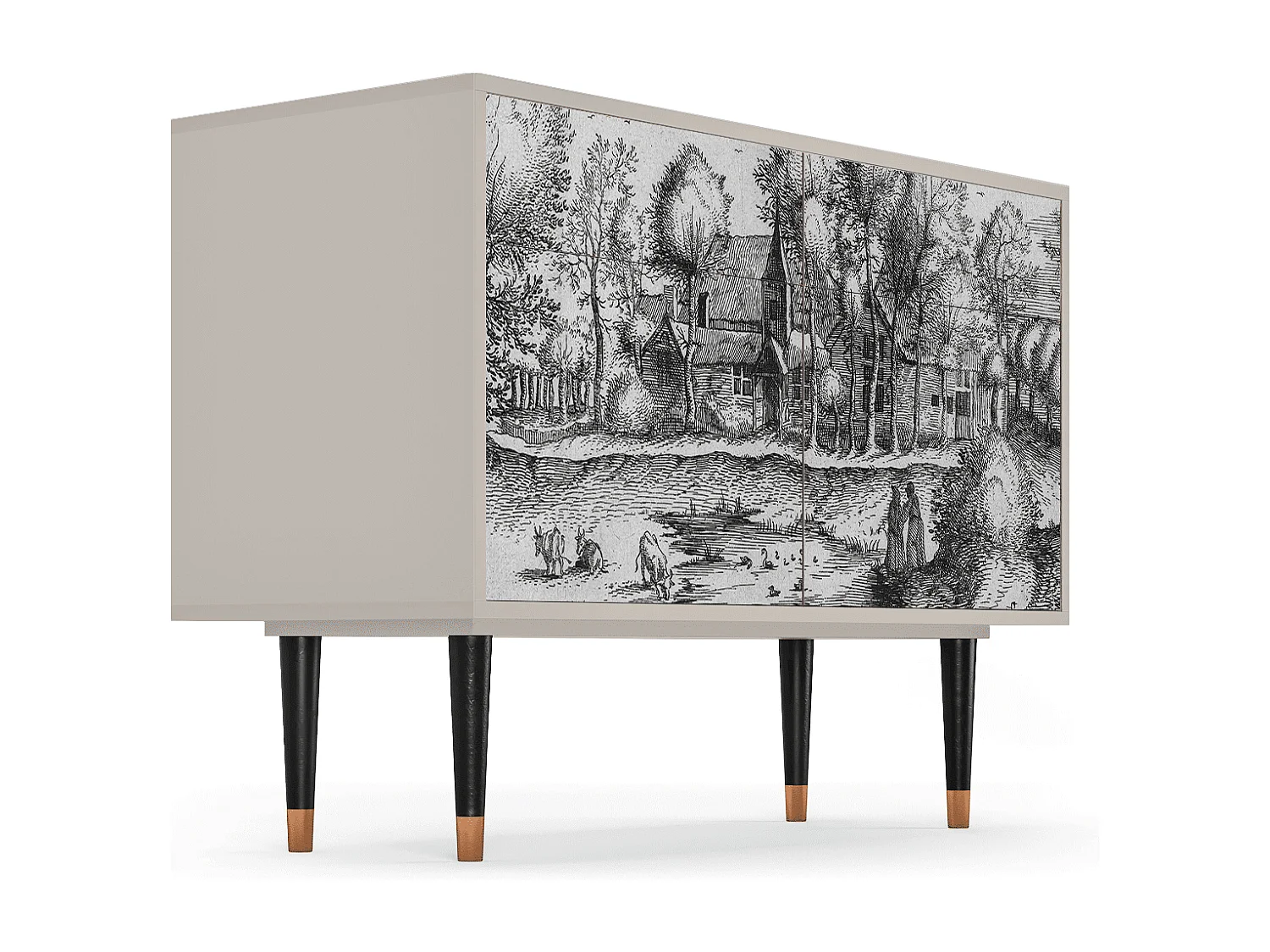 Buffet - 115x85x48 cm - BS4 - A Pond, Sable