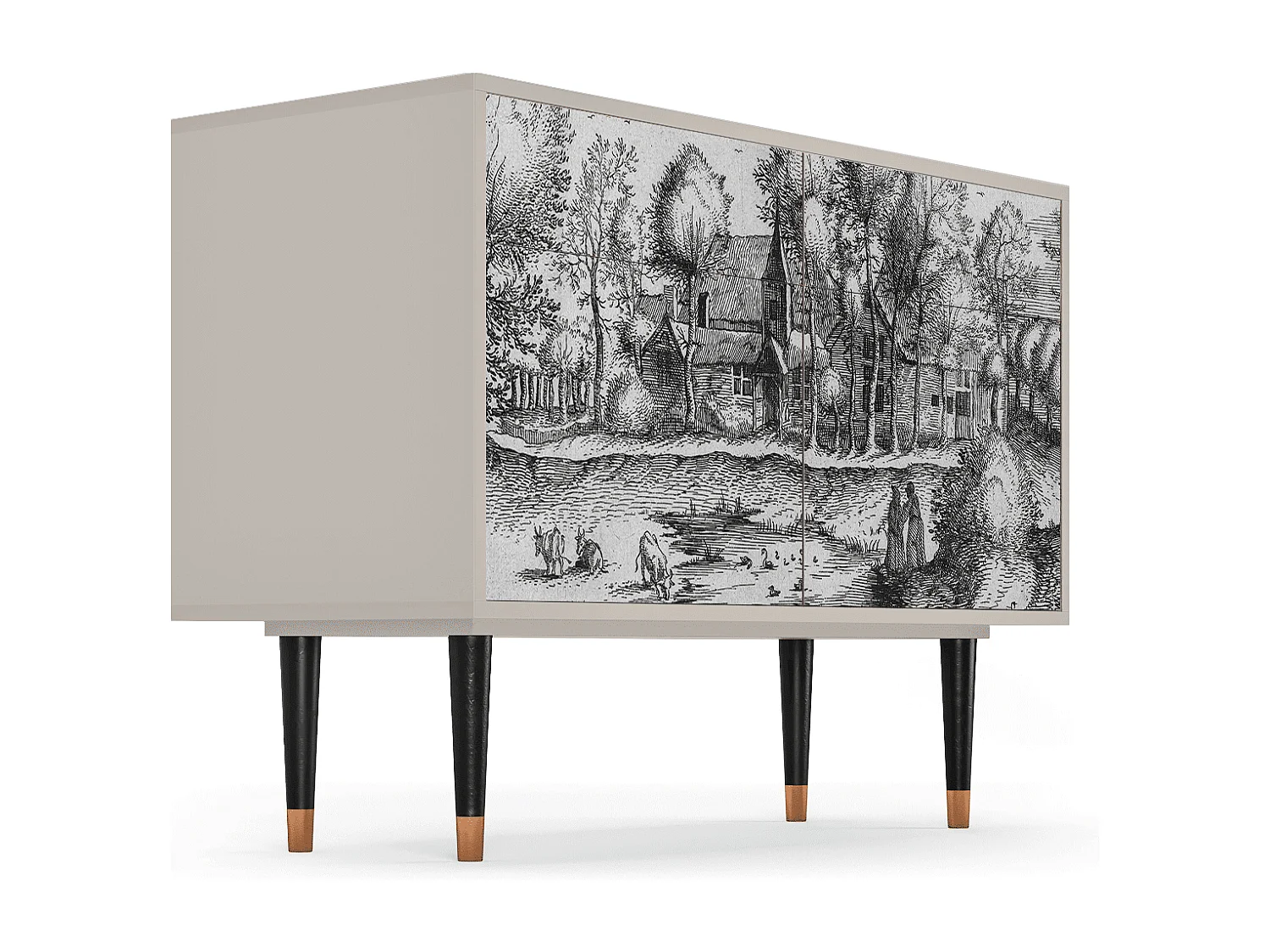 Buffet - 115x85x48 cm - BS4 - A Pond, Sable