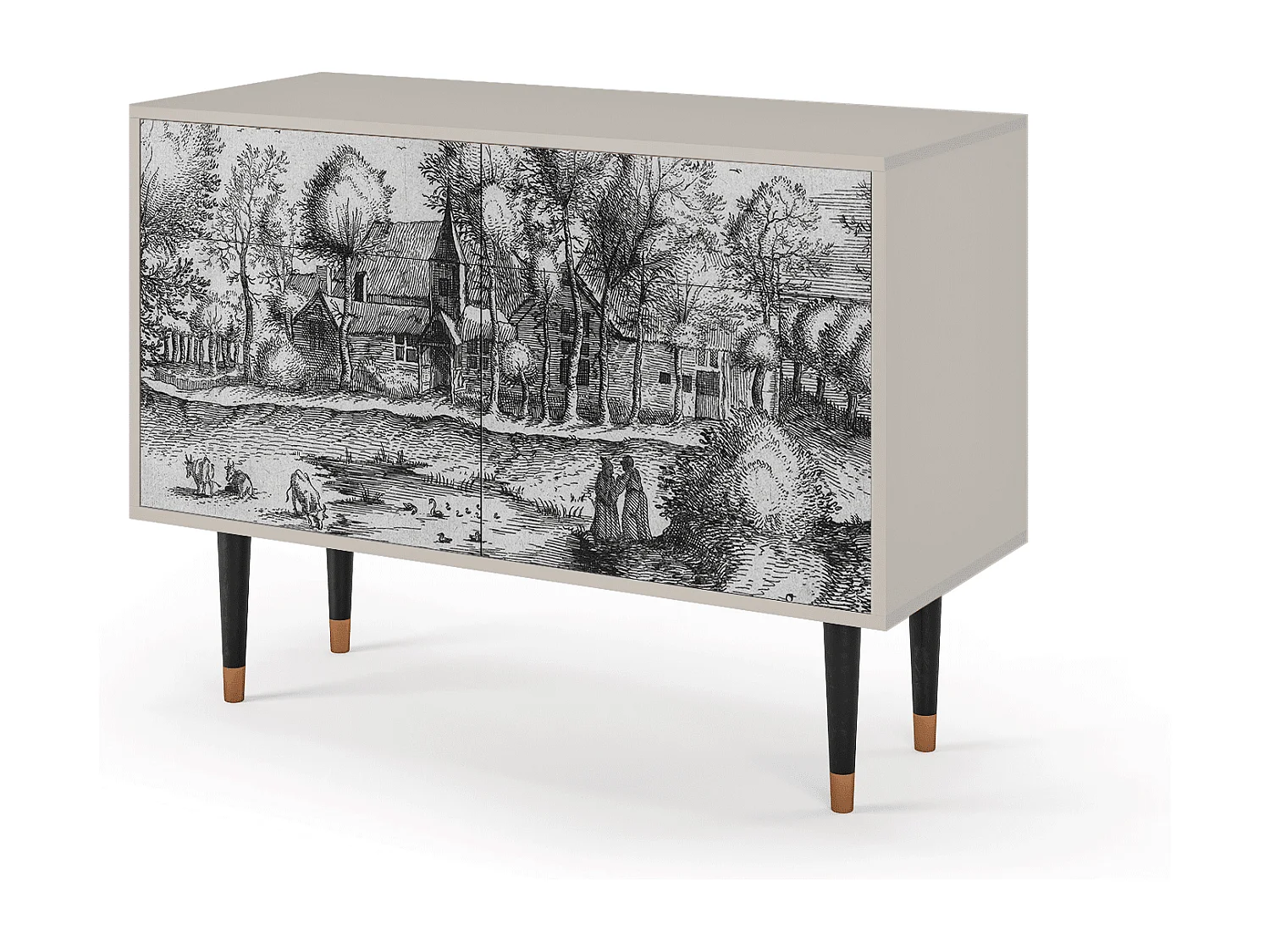 Buffet - 115x85x48 cm - BS4 - A Pond, Sable