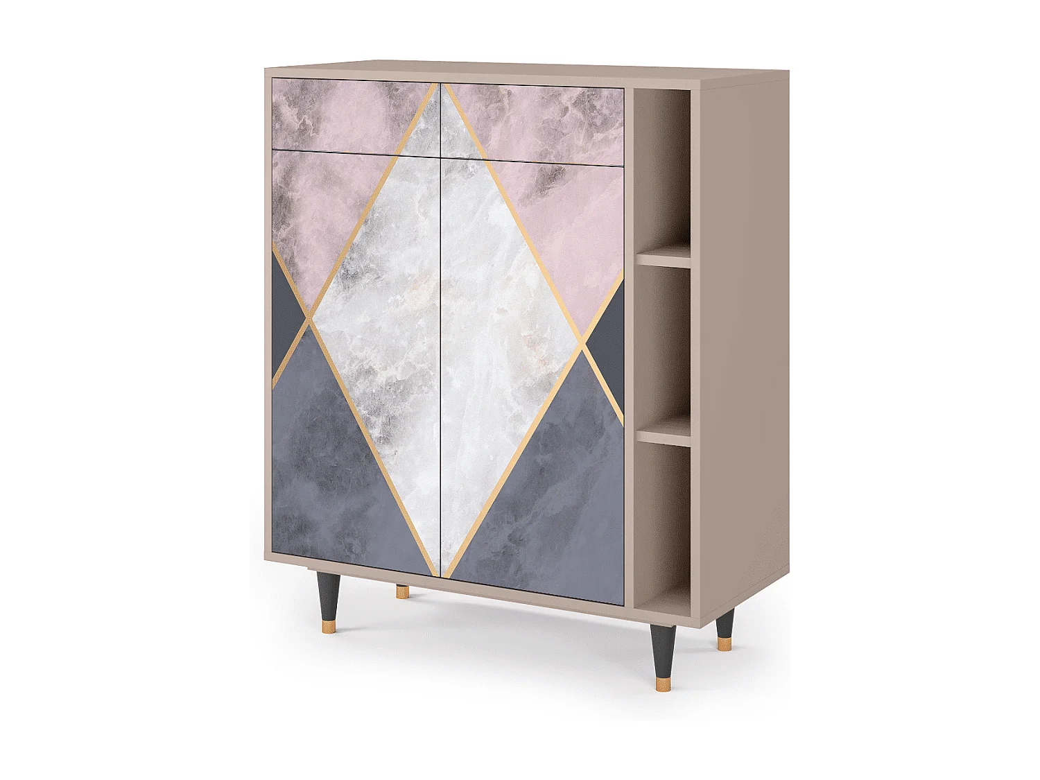 Buffet - 96х110х41 cm - BS6 - Ideal Harmony, Latte