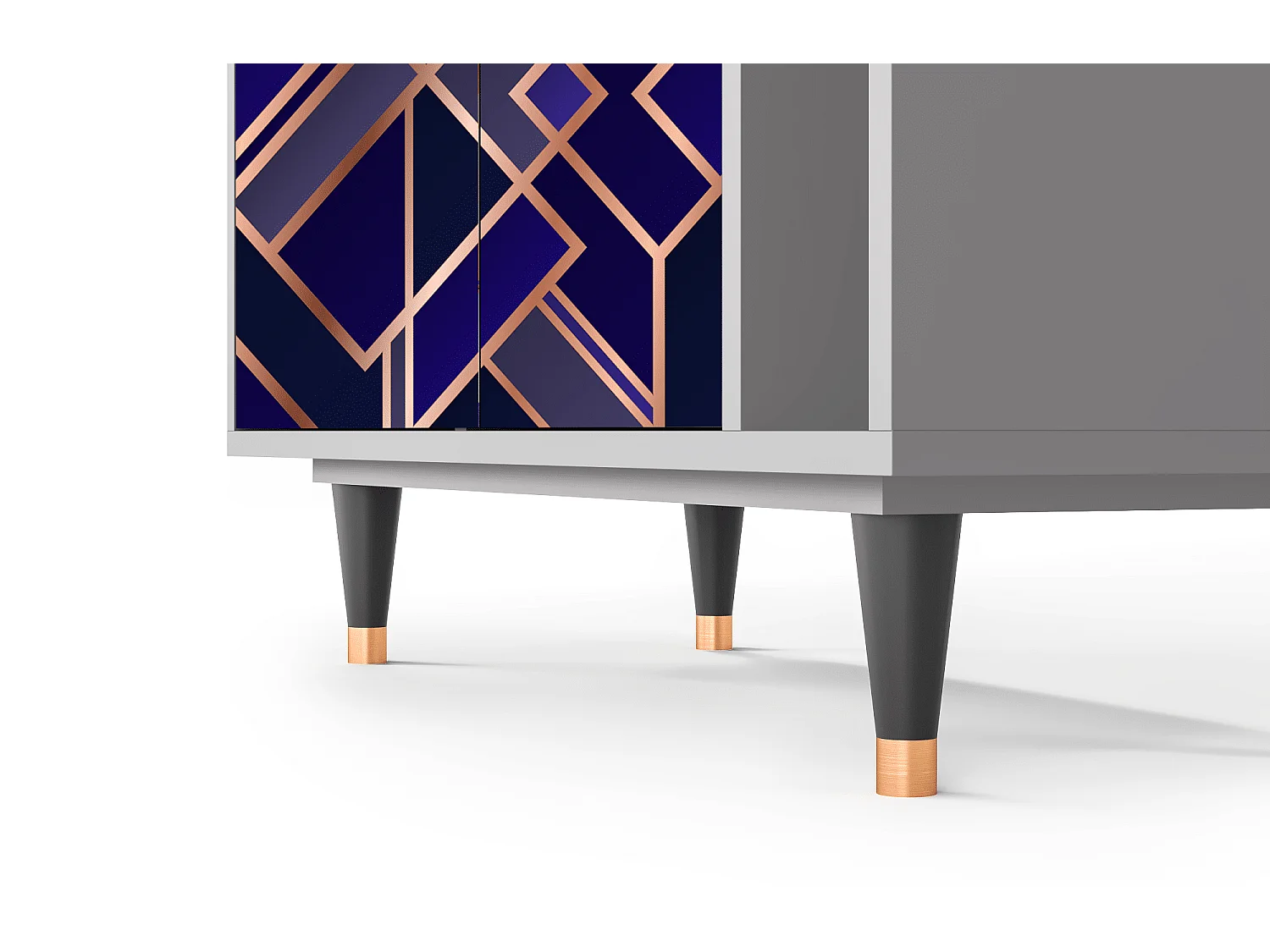 Credenza - 96х110х41 cm - BS6 - Aquamarine Getsby, Grigio