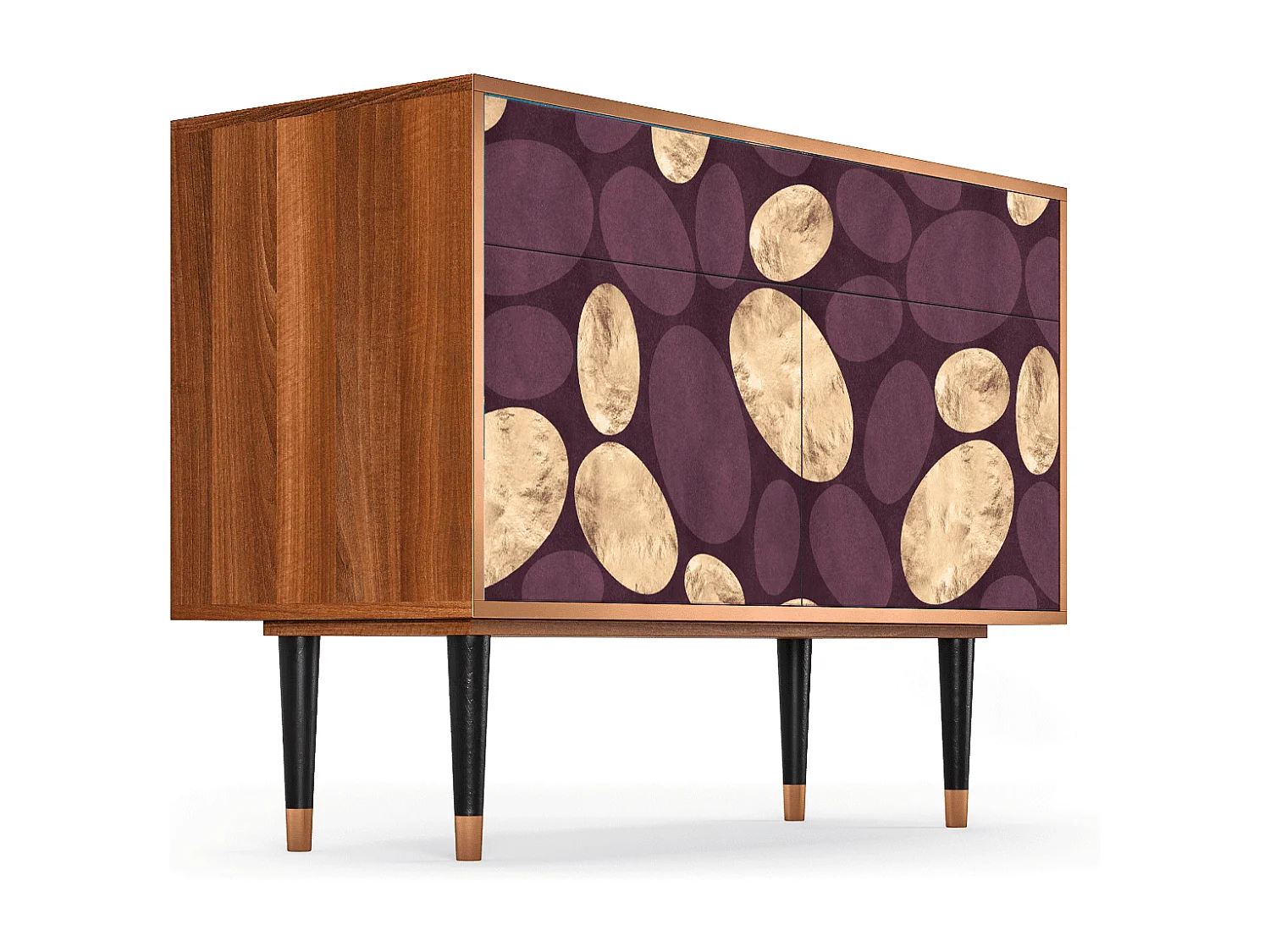 Buffet - 115x85x48 cm - BS4 - Fine Wine, Noyer