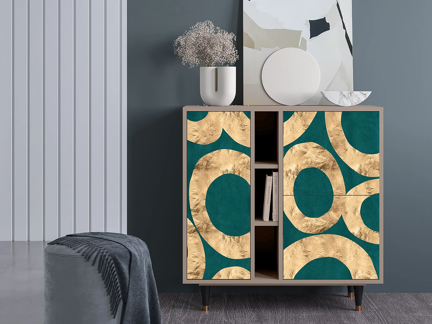 Credenza - 94х96х41 cm - BS5 - Zircon Sphere, Latte