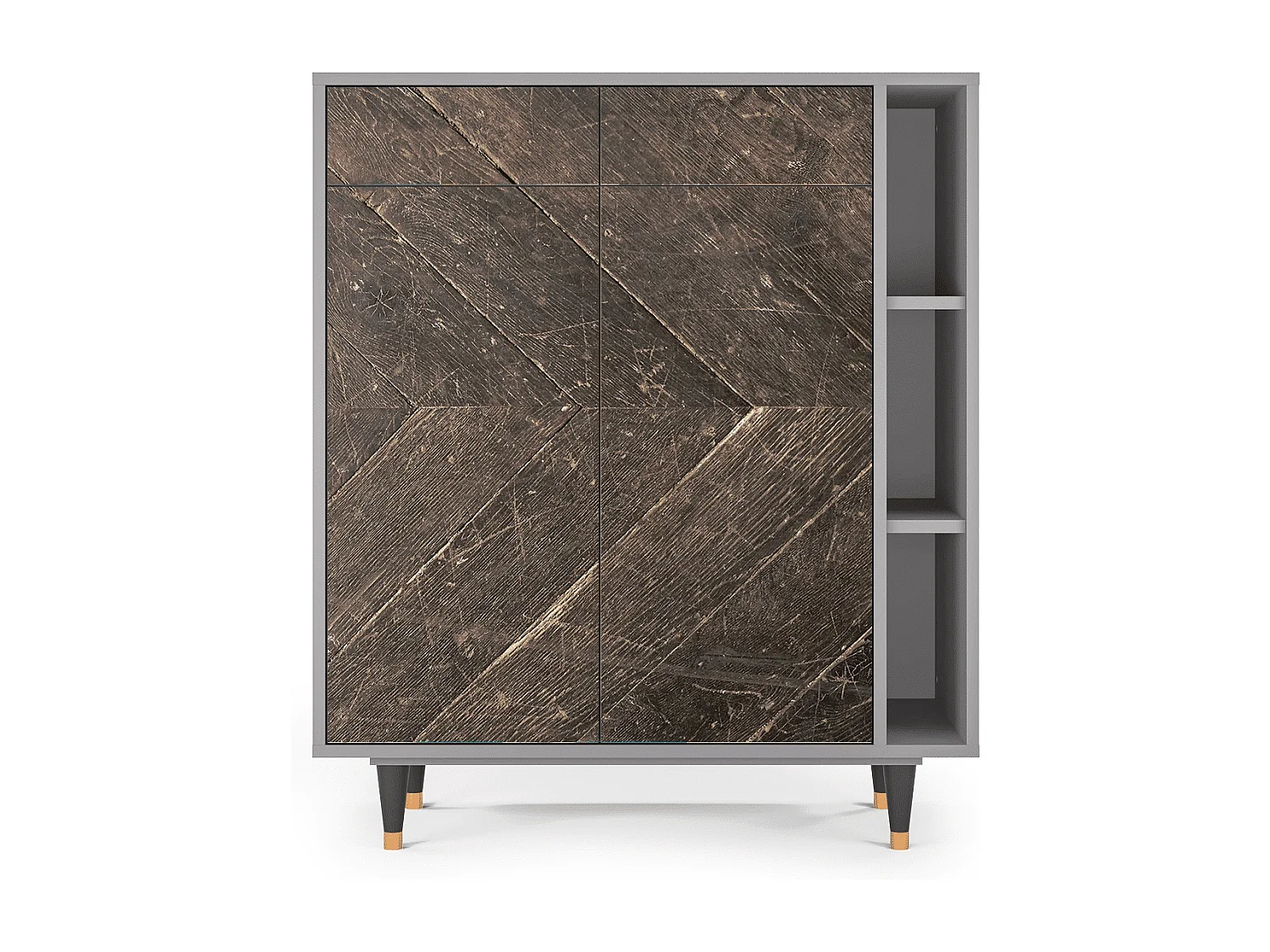 Credenza - 96х110х41 cm - BS6 - Wise Tree, Grigio