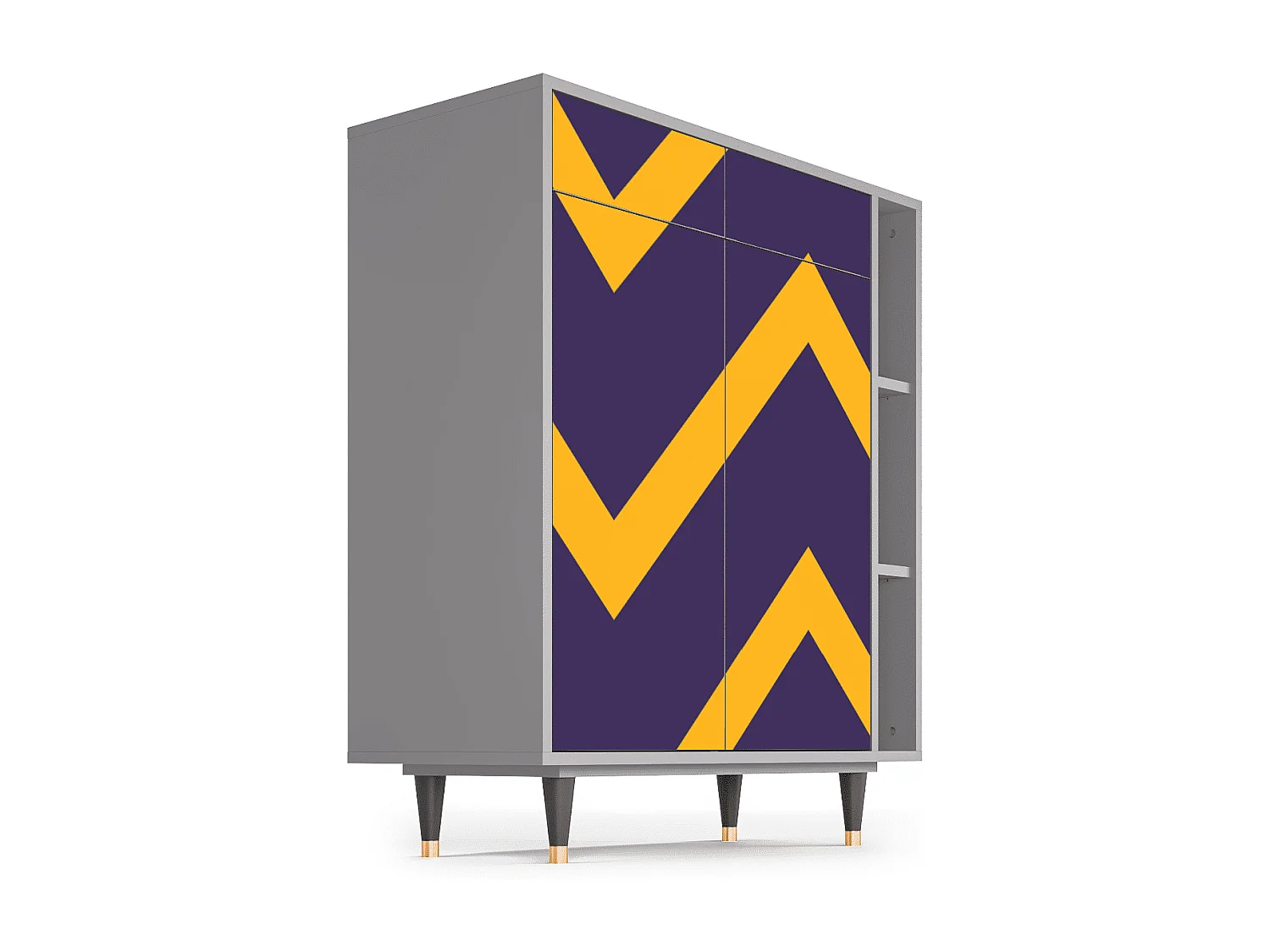 Dressoir - 96х110х41 cm - BS6 - The Brightest Way, Grijs