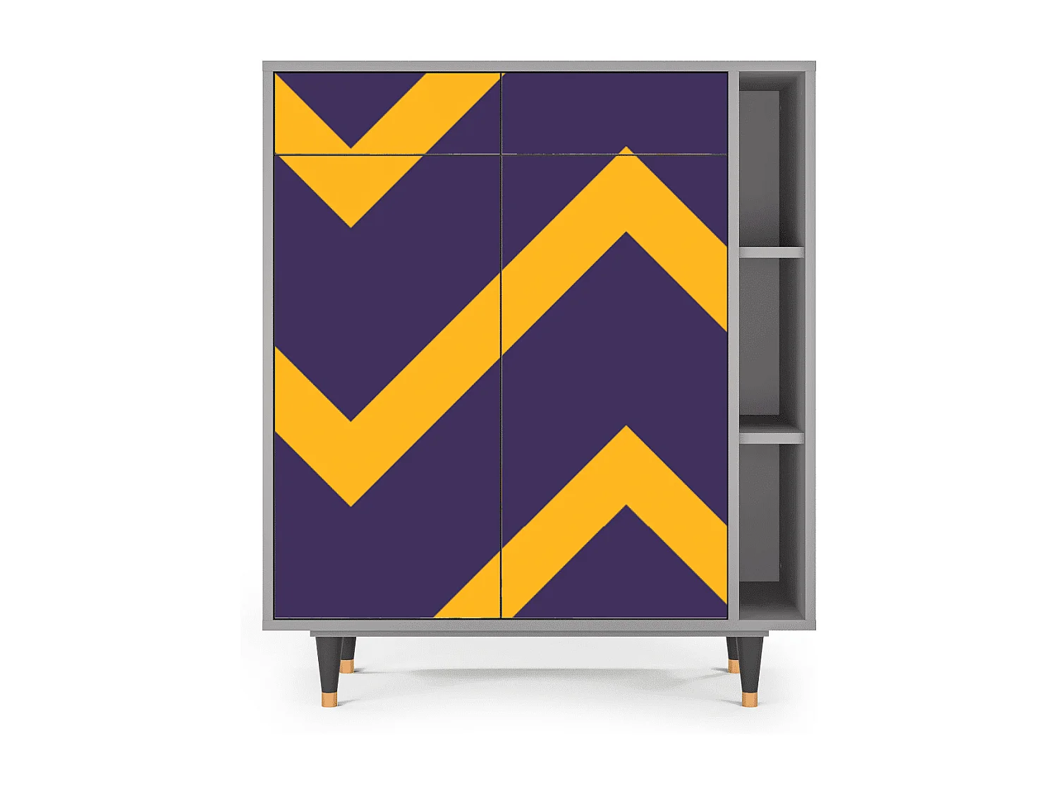 Credenza - 96х110х41 cm - BS6 - The Brightest Way, Grigio