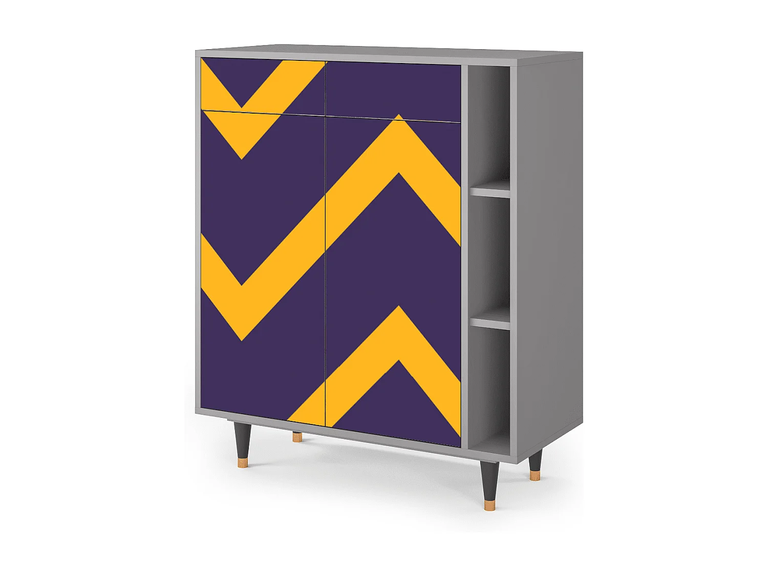 Credenza - 96х110х41 cm - BS6 - The Brightest Way, Grigio