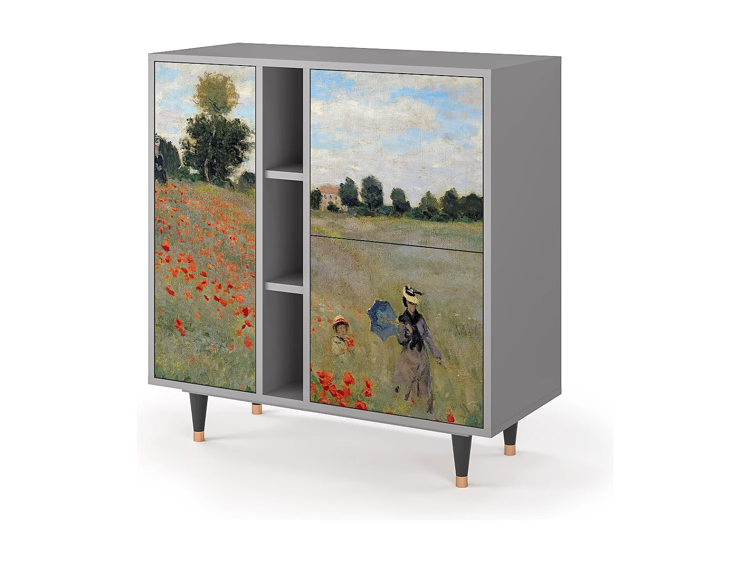 Buffet - 94х96х41 cm - BS5 - The Poppy Field   , Gris